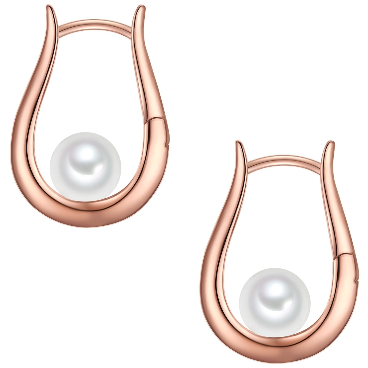 Yokoamii Paar Creolen »Set: Y506« Muschelkernperle