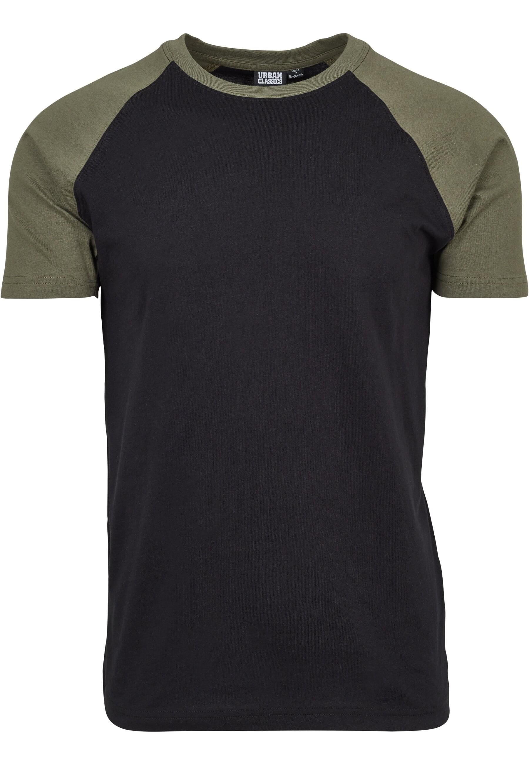 URBAN CLASSICS T-Shirt "Urban Classics Herren Raglan Contrast Tee"