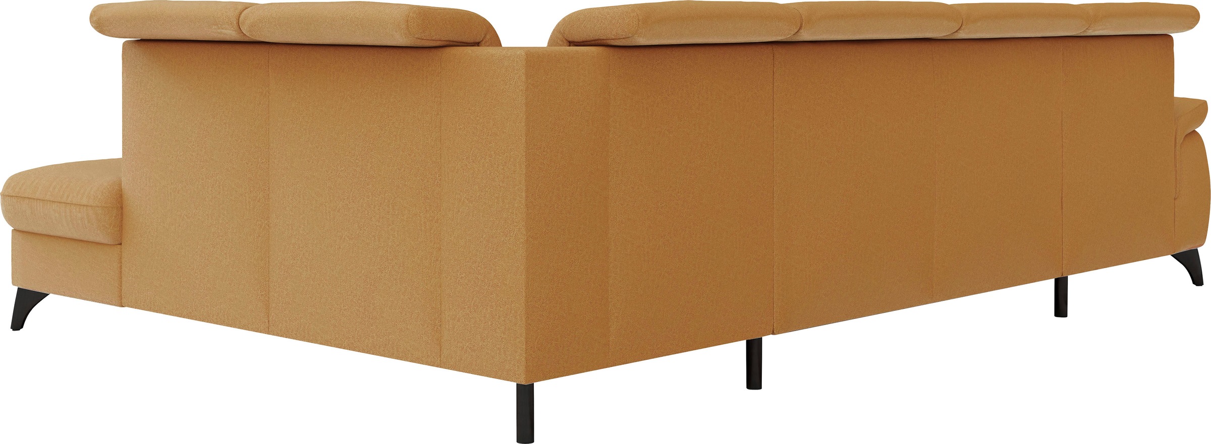Wohnlandschaft SIT & MORE "Astoria U-Form", gelb (dijon), B:329cm H:91cm T:225cm, 100% Polyester, Sofas, Wohnlandschaft, wahlweise mit motorischer Relaxfunktion 3