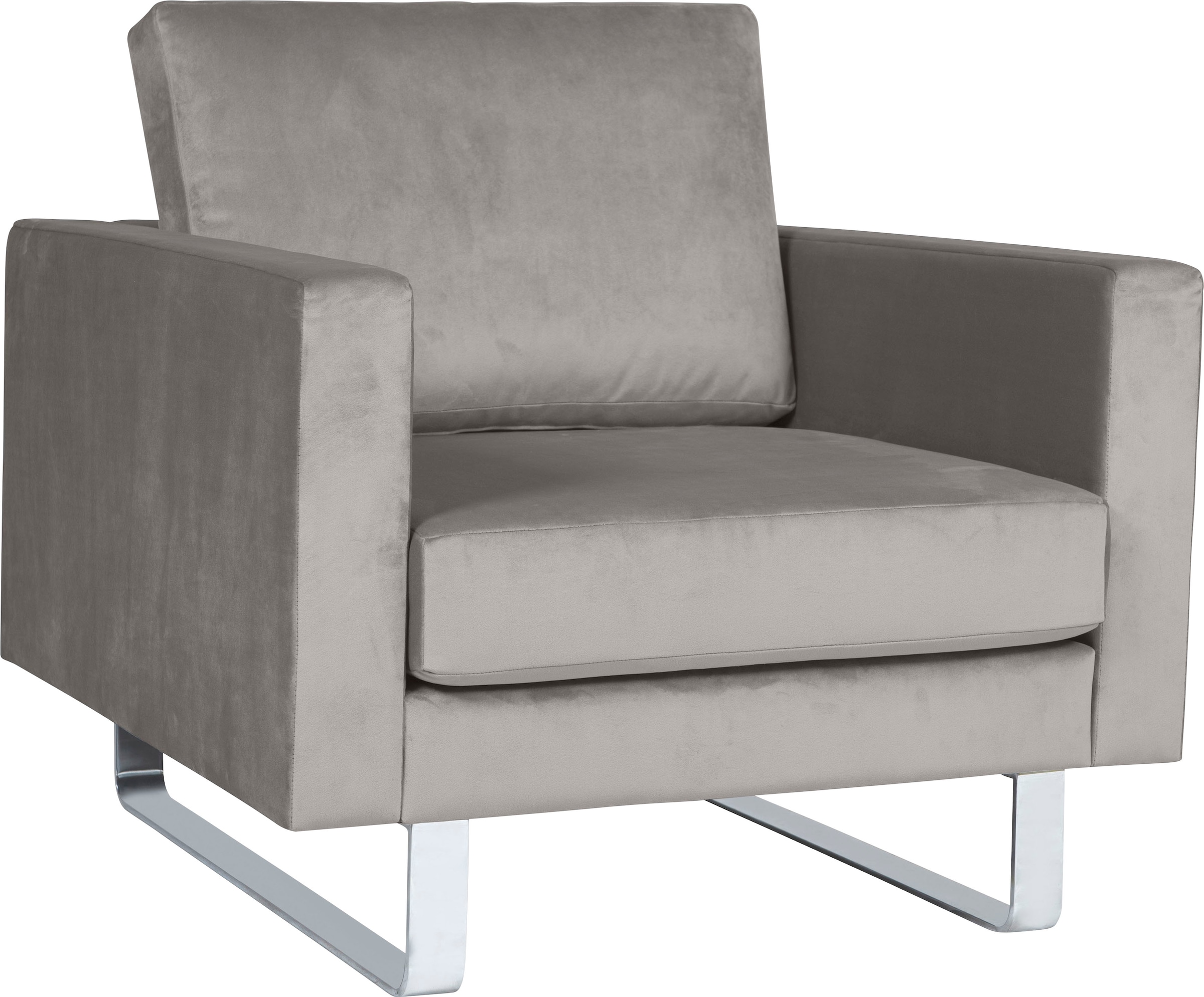 Alte Gerberei Sessel »Velina«, mit Metallkufen | BAUR