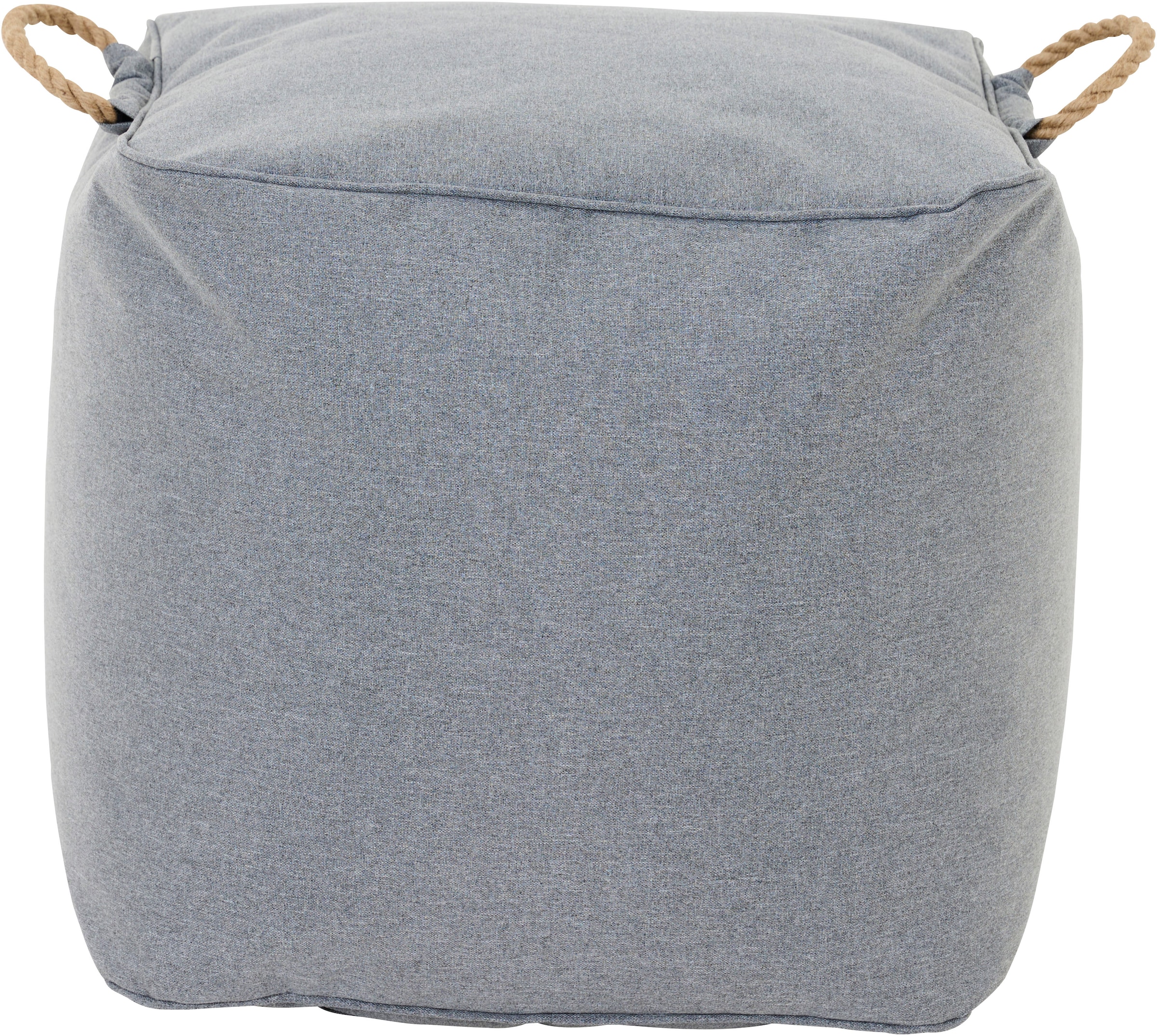 Siena Garden Sitzhocker »Integral Hocker 46 x 48 x 46 cm, Farbe stone grey« Meliert, Bezug aus 100% Polyester, PE-beschichtet