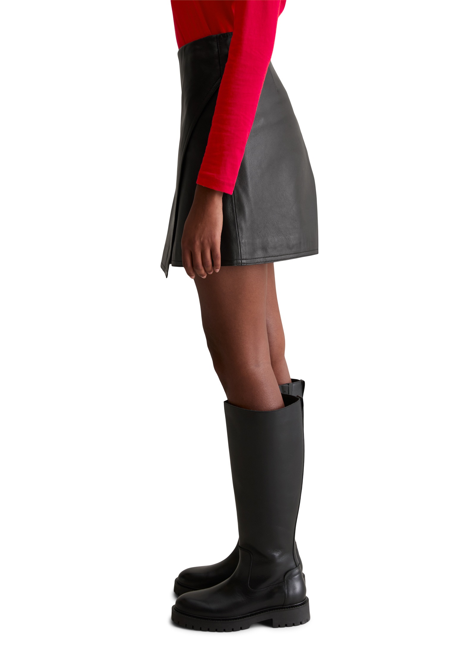 Marc O'Polo DENIM Lederrock »aus softem Lammnappaleder«