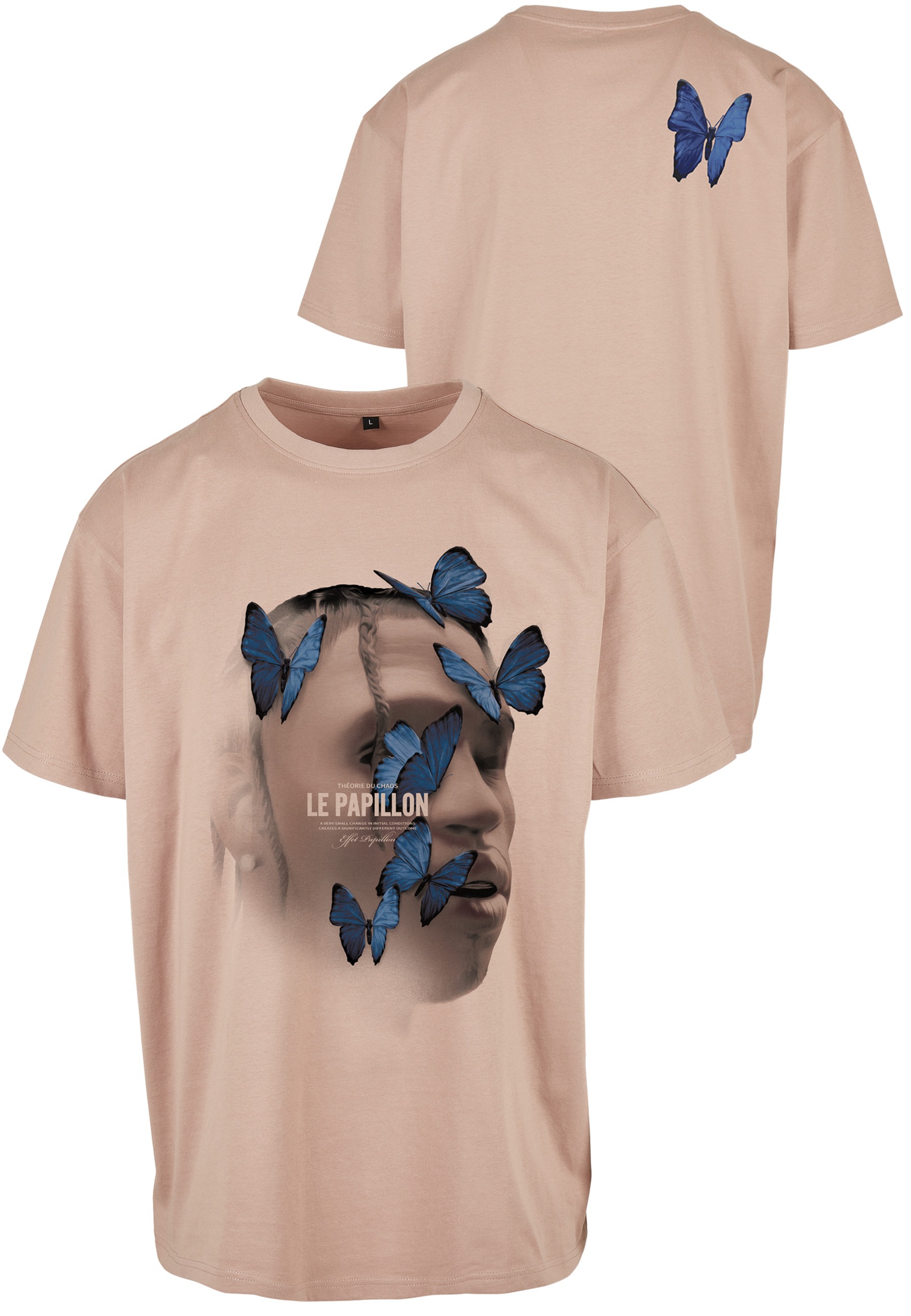 Upscale by Mister Tee Kurzarmshirt "Upscale by Mister Tee Herren Le Papillon Oversize Tee" 1
