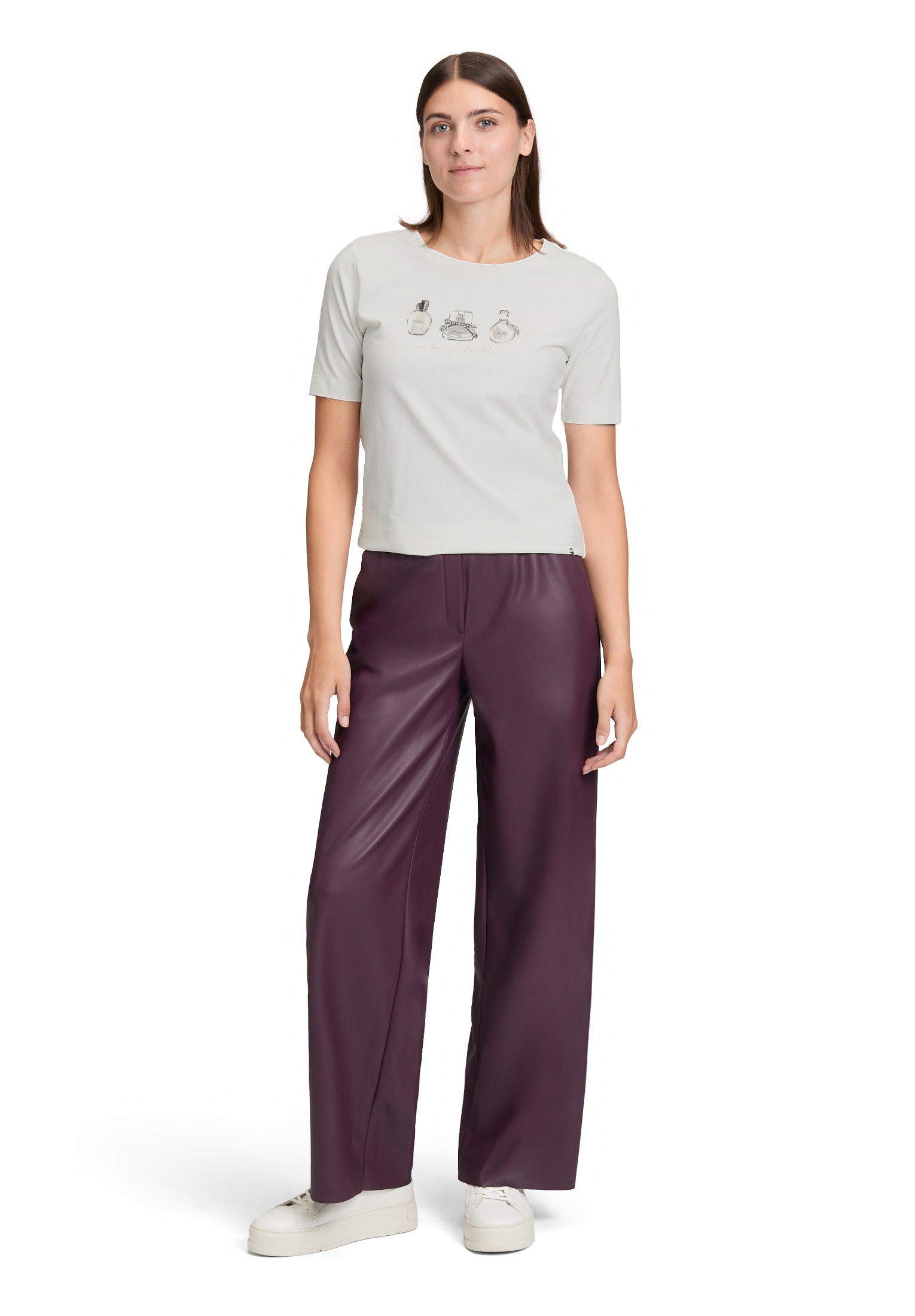 Betty&Co Kurzarmshirt »Betty & Co Damen Casual-Shirt mit Print«, (1 tlg.)
