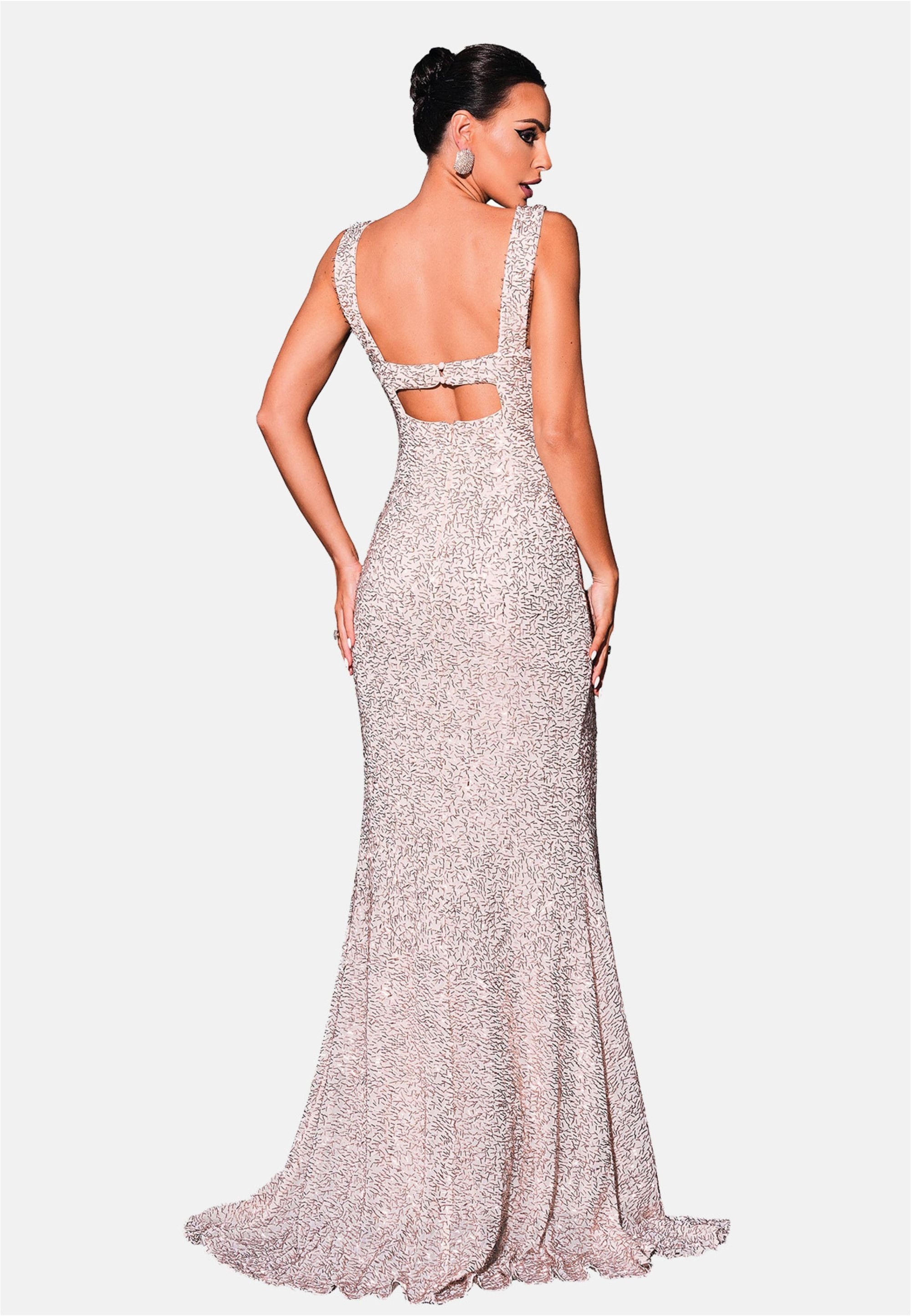 Moda Minx Jerseykleid »Freya Long Slit Dress«, mit stilvollem Beinschlitz