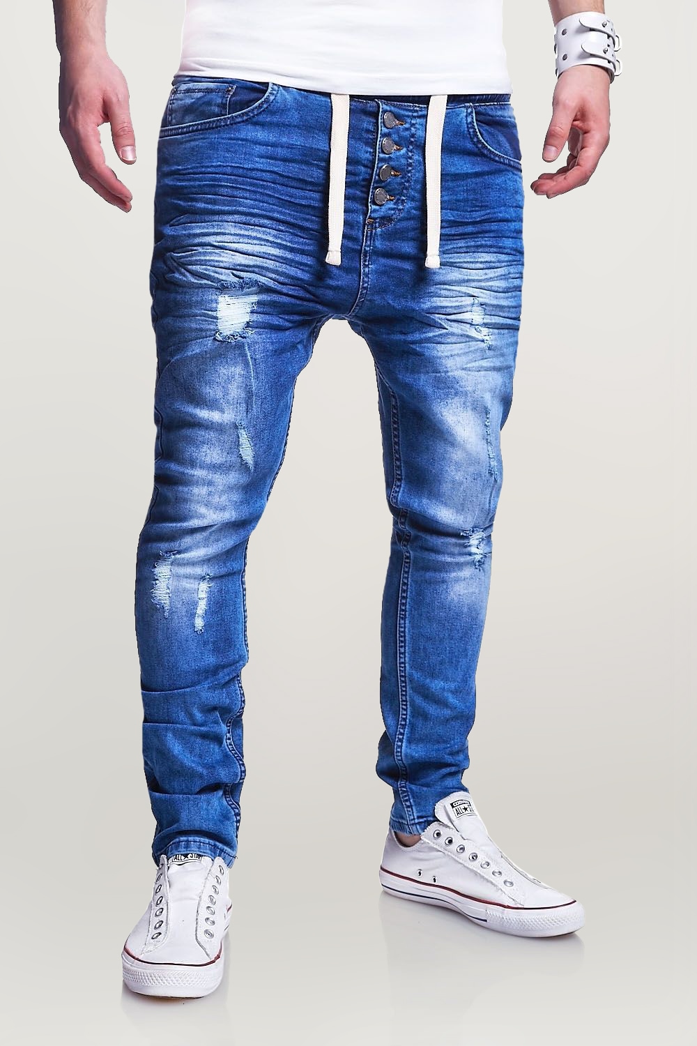 behype Slim-fit-Jeans »Mood«, im coolen Jogger-Stil