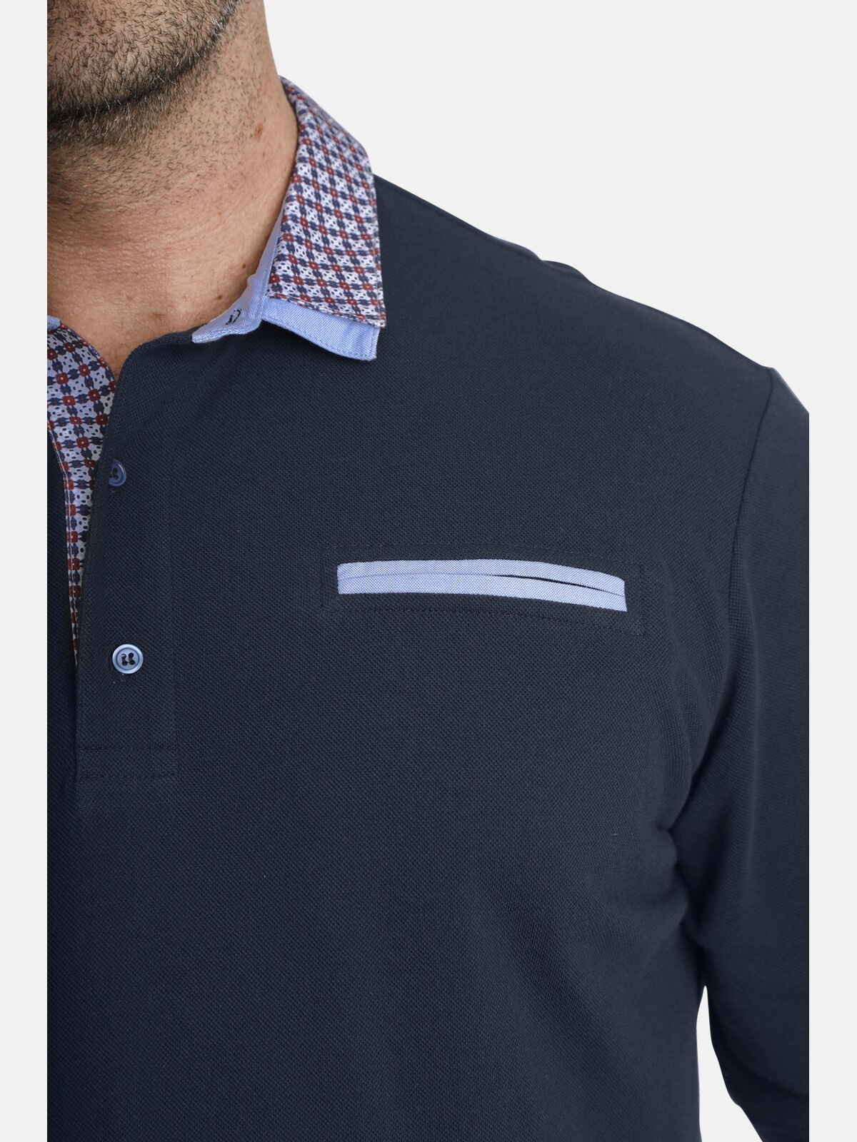 Charles Colby Langarm-Poloshirt »Langarm-Poloshirt EARL CHAD«