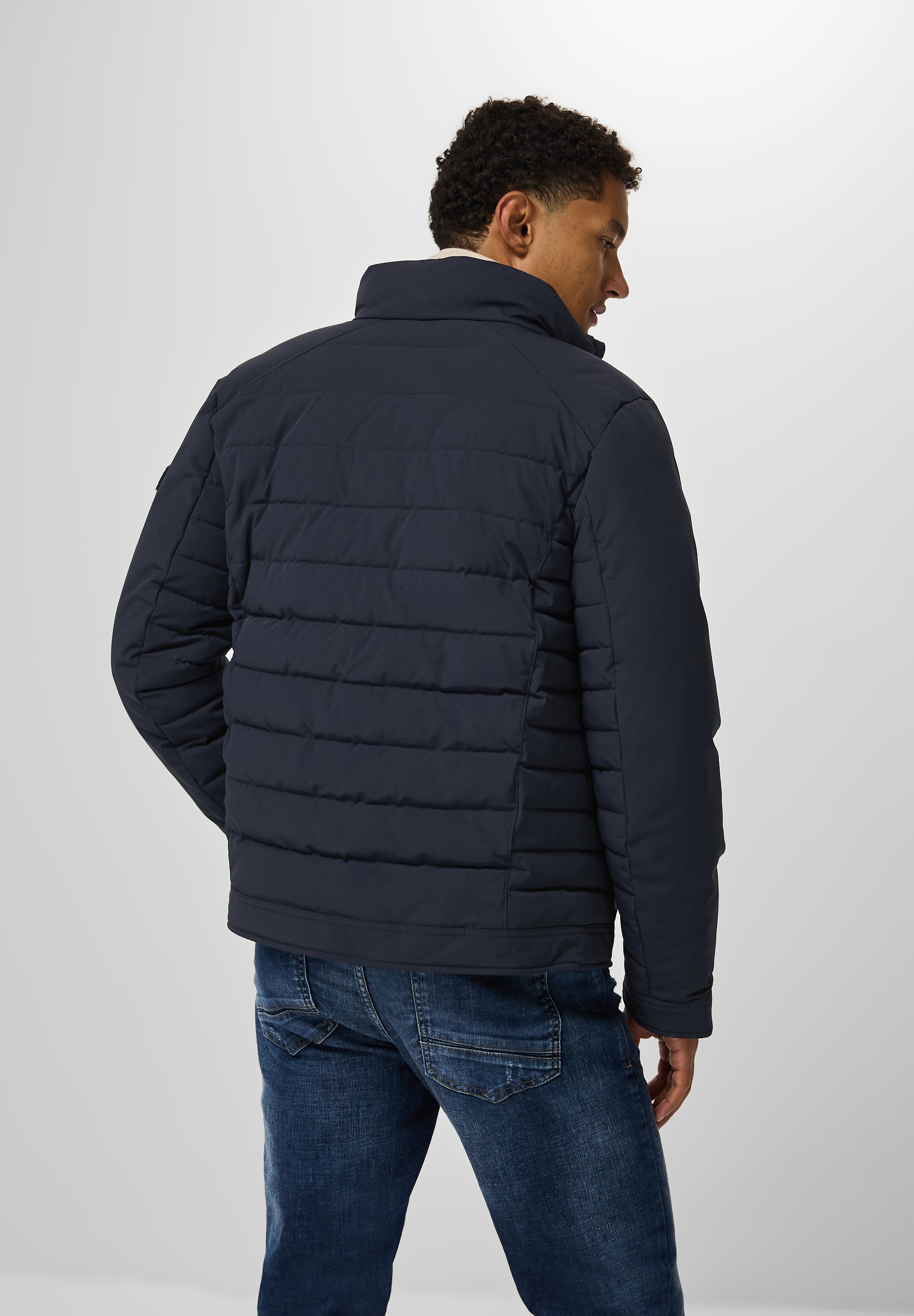 STREET ONE MEN Steppjacke, ohne Kapuze, mit Stehkragen