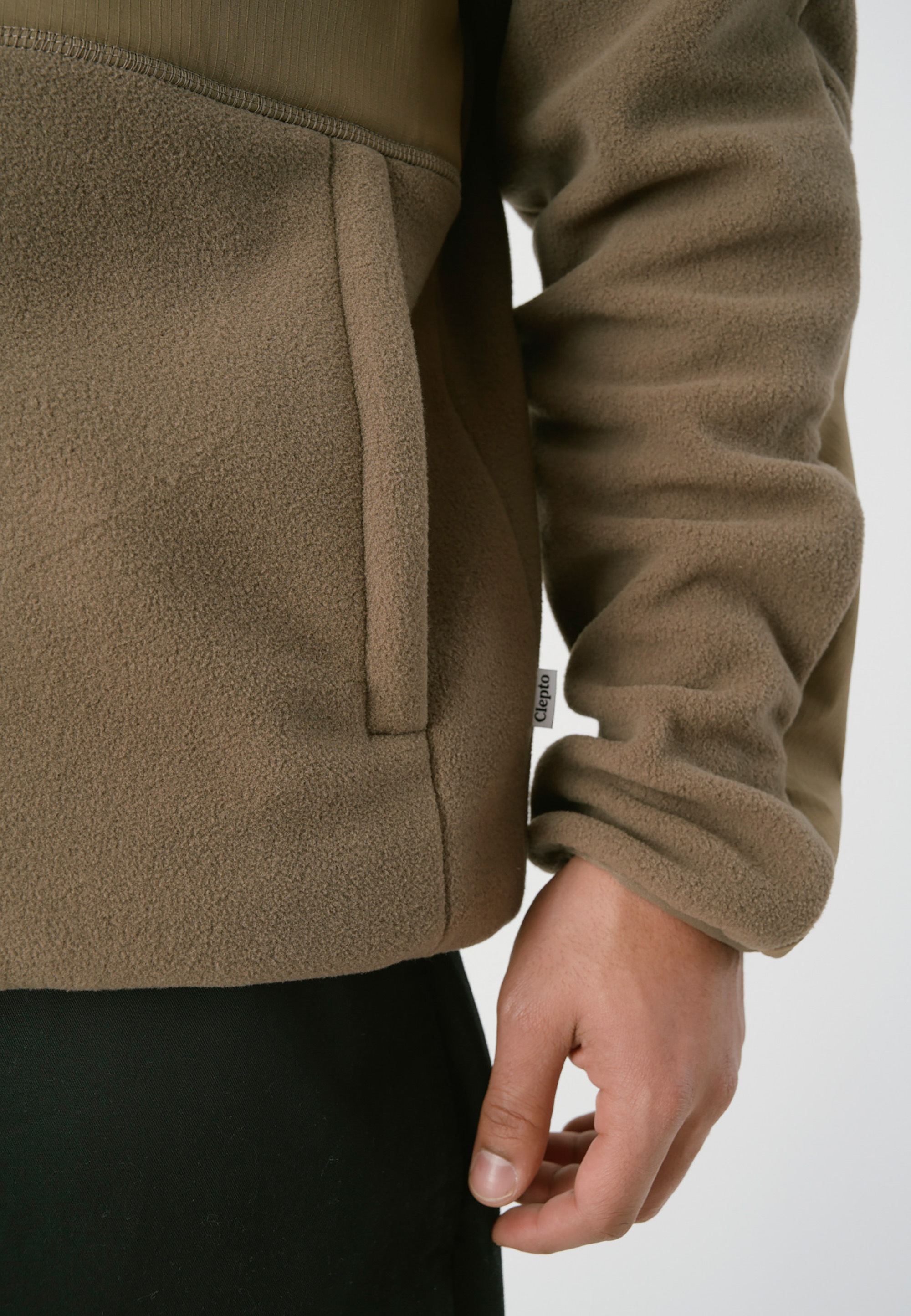 Cleptomanicx Fleecejacke »Deck«, mit geräumigen Taschen