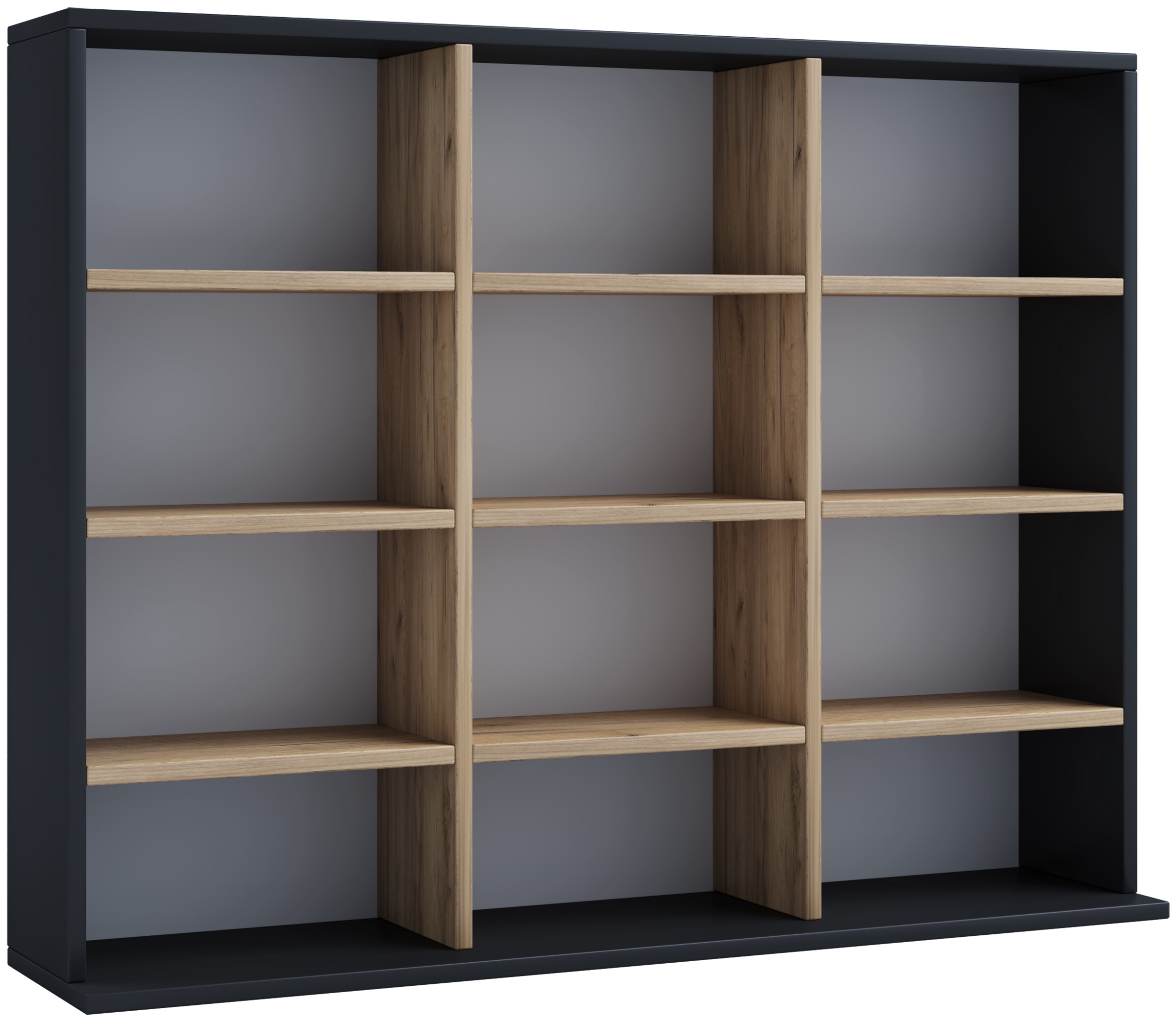VCM Standregal »Holz CD DVD Standregal Bücherregal Regal Megosa L«
