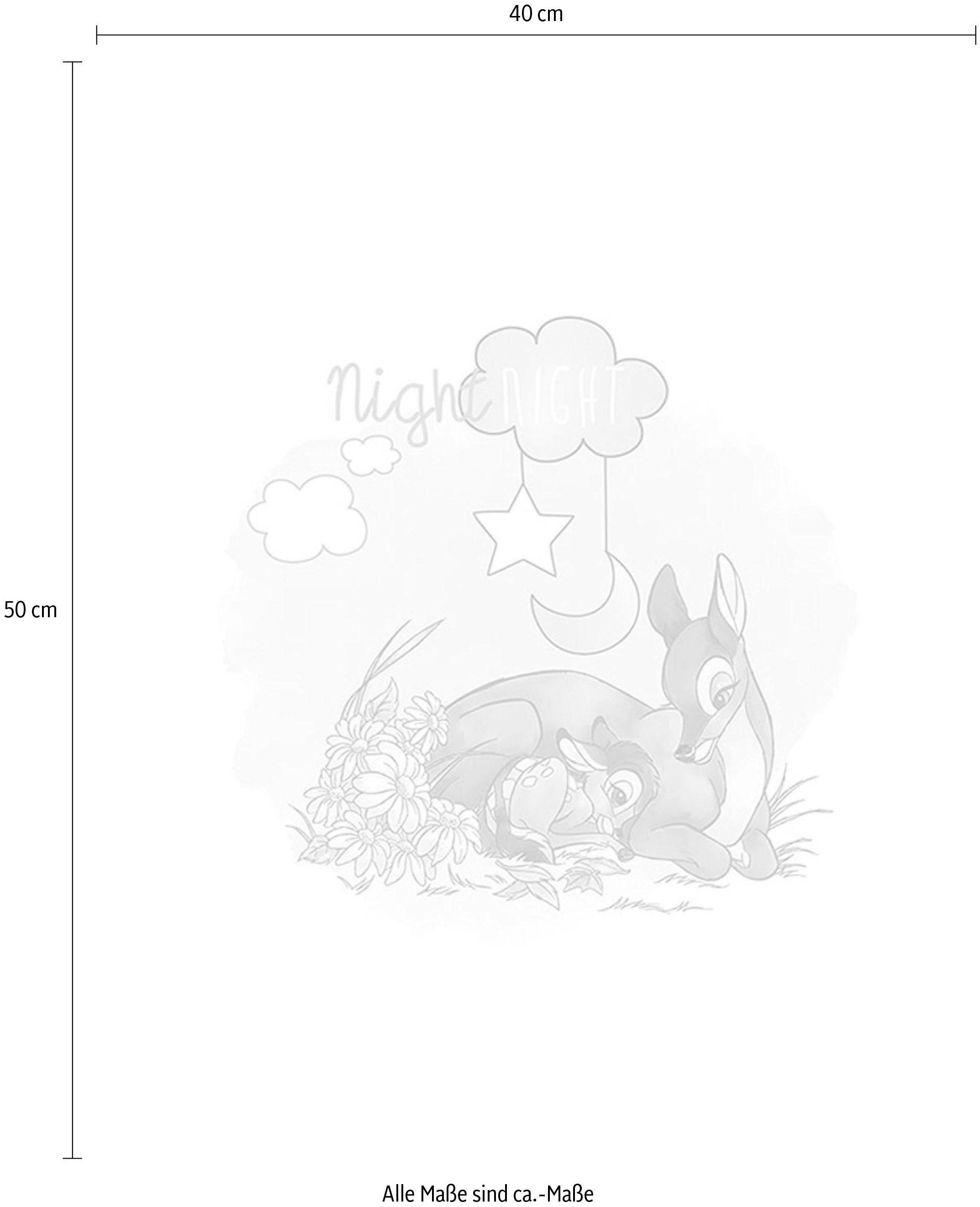 Komar Bild »Bambi Good Night« Disney 1 Stk. tlg. Wandbild zur Dekoration im Kinderzimmer - ohne Rahmen