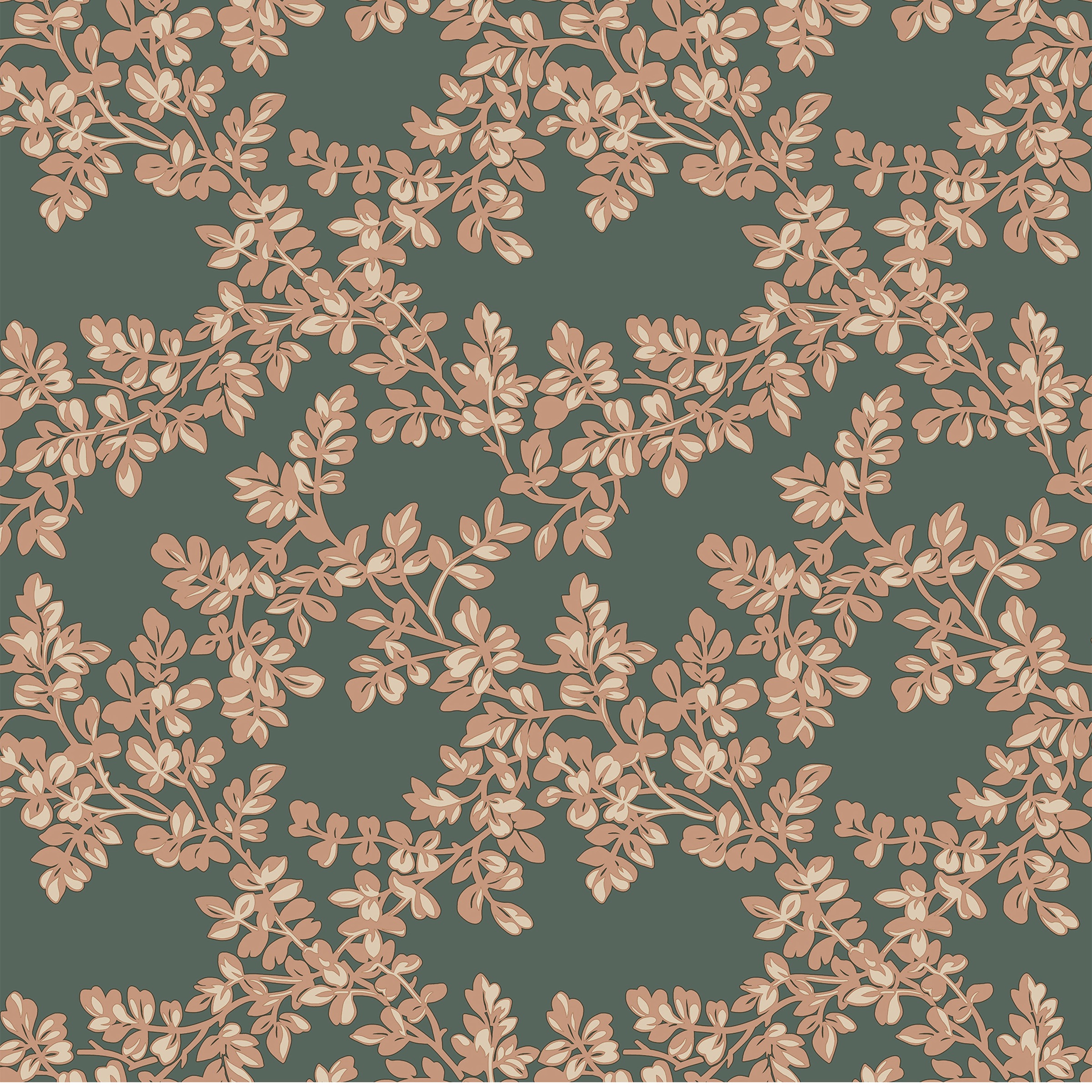 Laura Ashley Vliestapete "Laura Ashley Burnham Fern Vliestapete" Geblümt Glatt Laura Ashley Burnham Fern Vliestapete