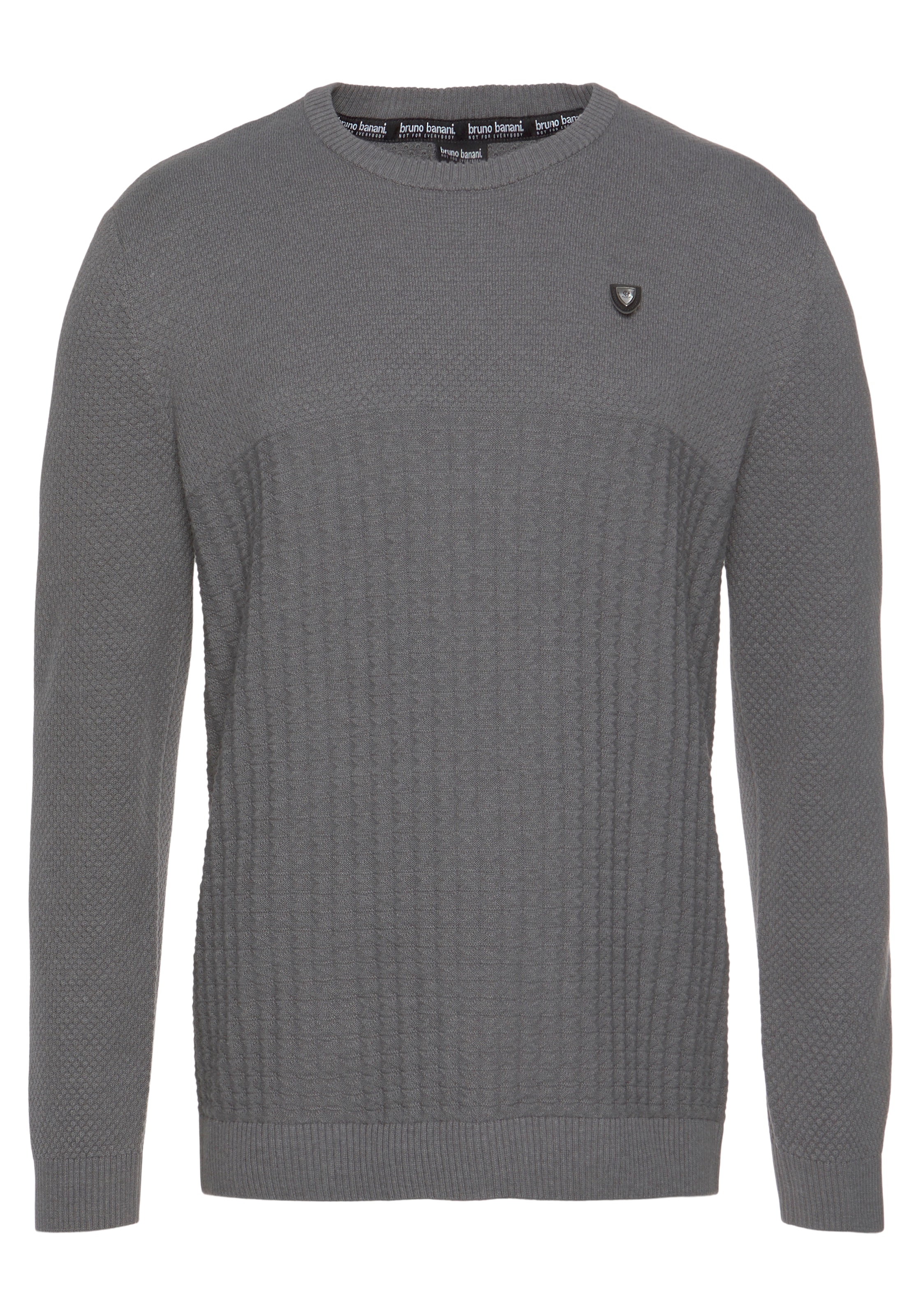 Bruno Banani Strickpullover, mit modischer Struktur