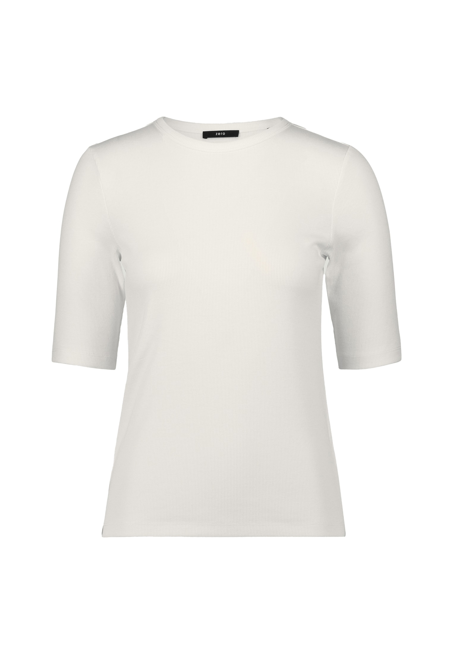 Zero Kurzarmshirt »zero Basicshirt mit Rundhalsausschnitt«, (1 tlg.), Plain/ohne Details