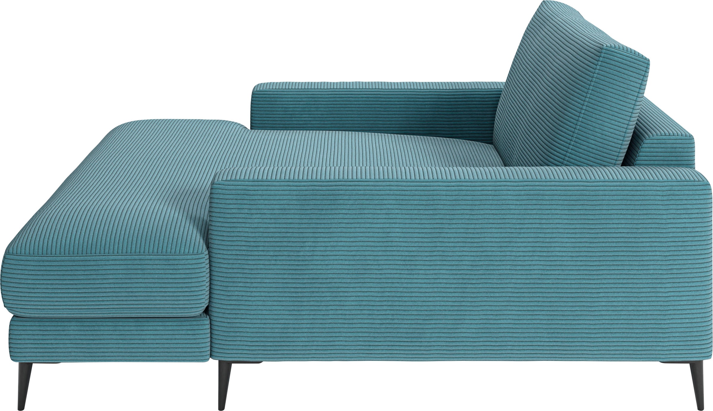 INOSIGN Chaiselongue »Downtown Loungemöbel zum Relaxen, B/T/H: 132/170/84 cm«, auch in Bouclé, Cord und Easy care - leicht mir Wasser zu reinigen