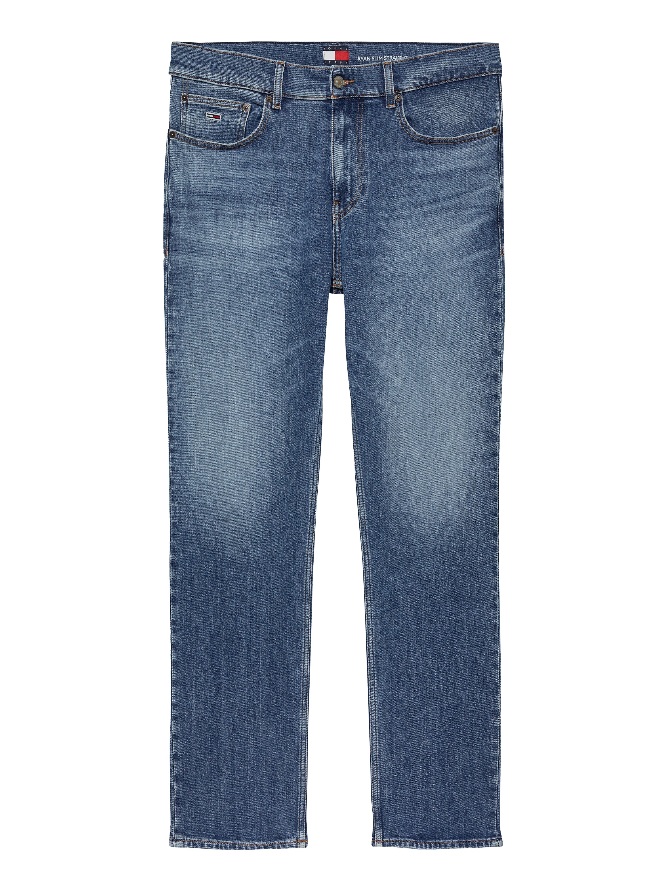 Tommy Jeans Regular-fit-Jeans »RYAN RGLR STRGHT«, mit Logoprägung
