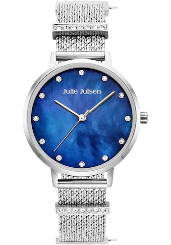 Julie Julsen Quarzuhr »CHARMING SILVER BLUE, JJW1231SME-34-2« kaufen