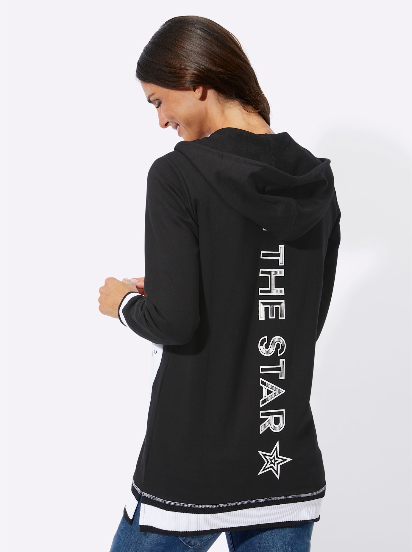 Inspirationen Shirtjacke »Sweatjacke«, (1 tlg.)