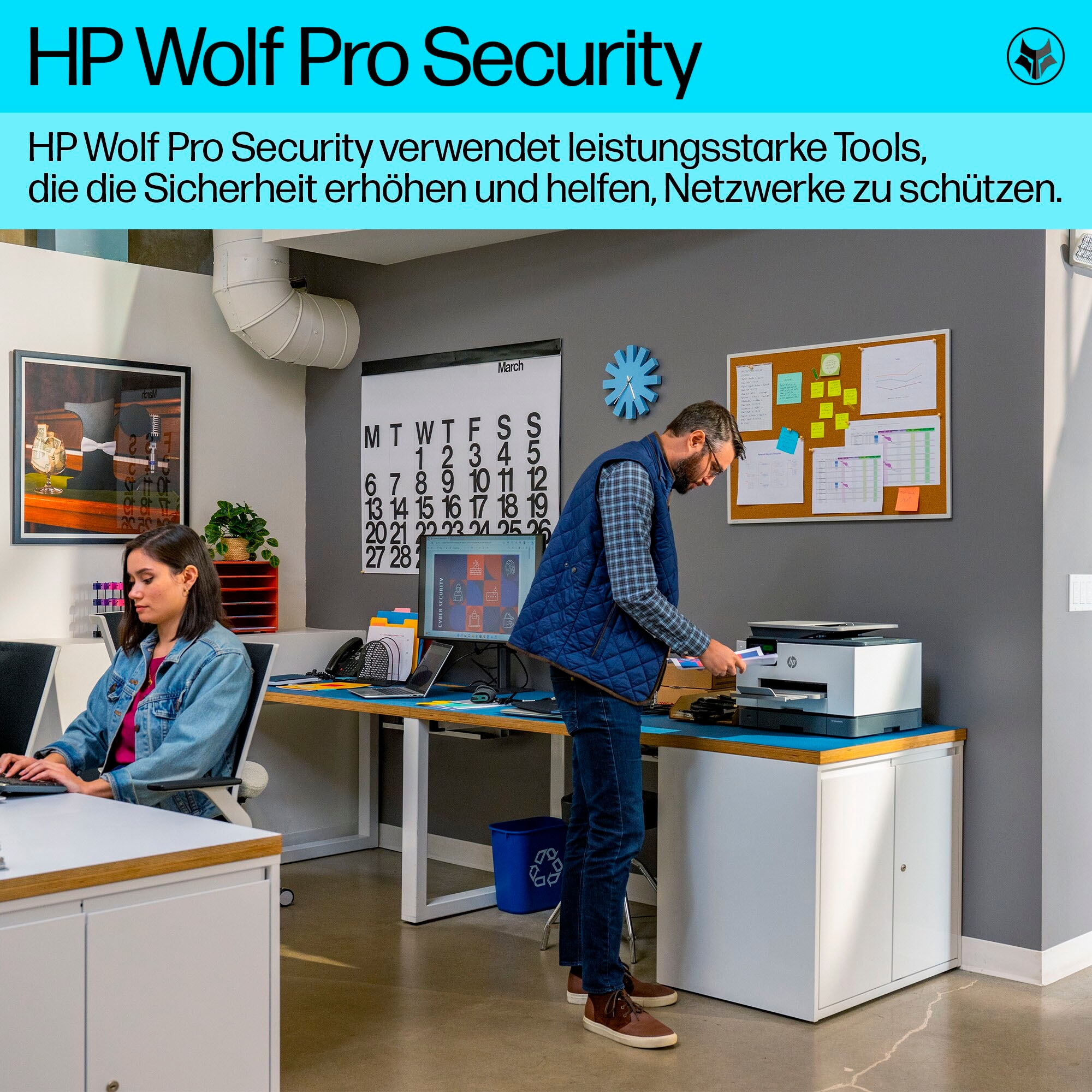 HP Multifunktionsdrucker »OfficeJet Pro 9130b«, HP Instant Ink kompatibel