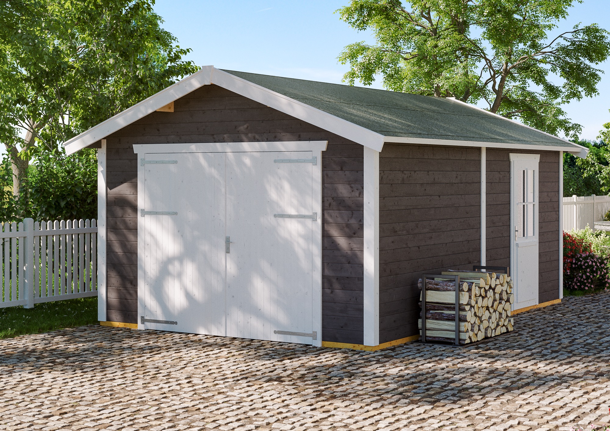 Skanholz Garage »Varberg 1«, 370 x 525 cm