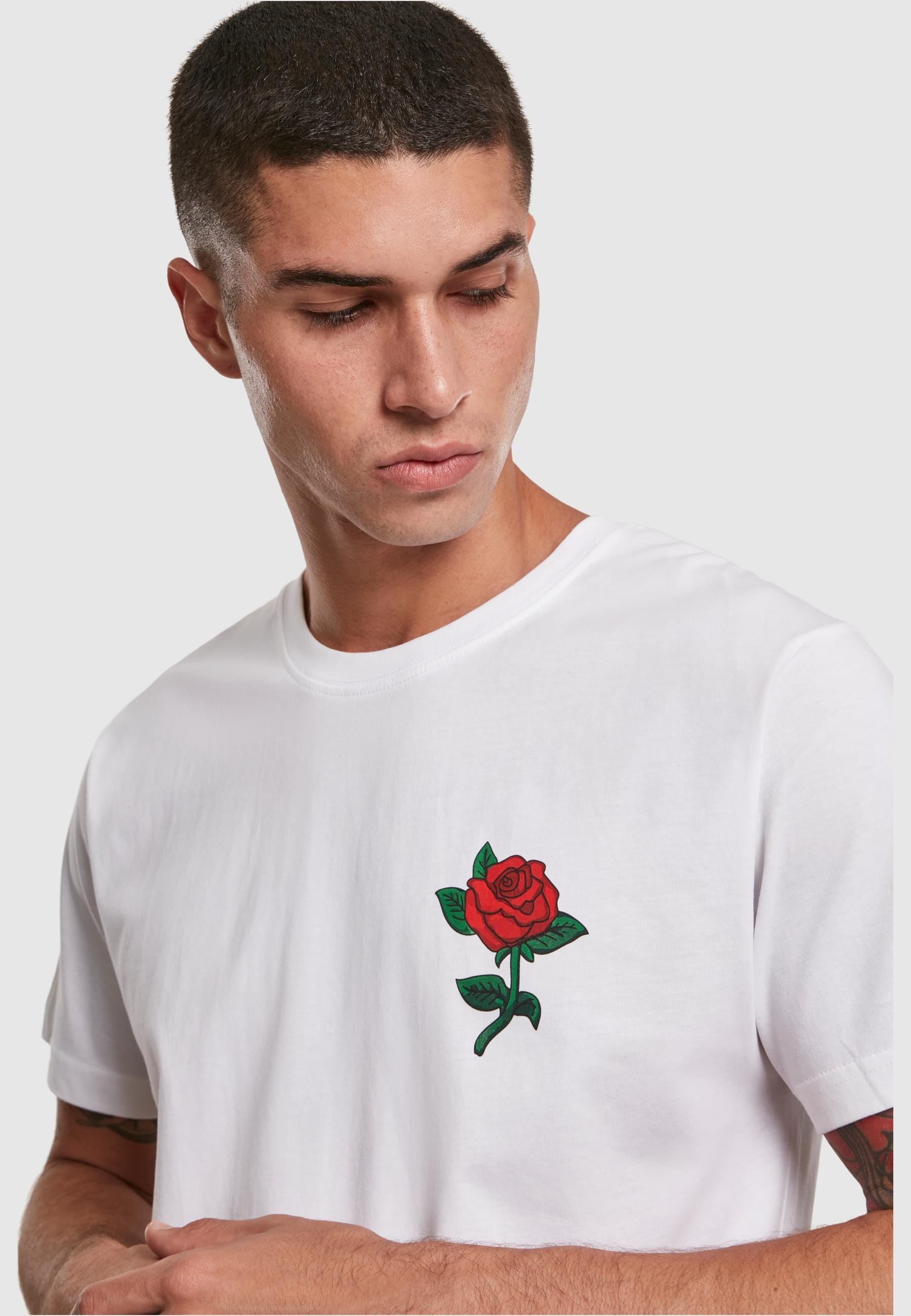 MisterTee T-Shirt »MisterTee Herren Rose Tee«, (1 tlg.)