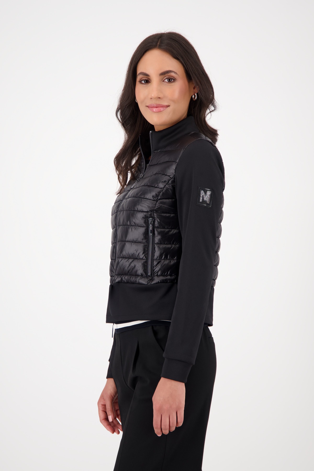 Monari Steppjacke "Jacke Stepp + Neopren", ohne Kapuze, Mit Rundhalsausschn günstig online kaufen