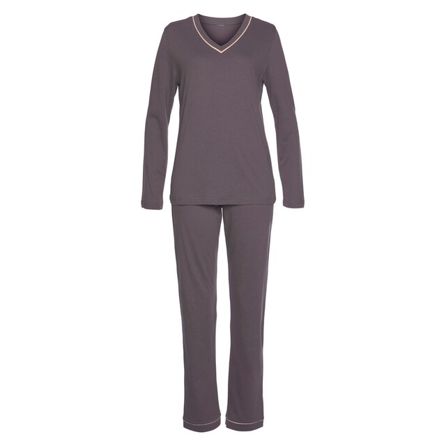 Vivance Dreams Pyjama, (2 tlg., 1 Stück), mit Kontrastpaspel-Details  bestellen | BAUR