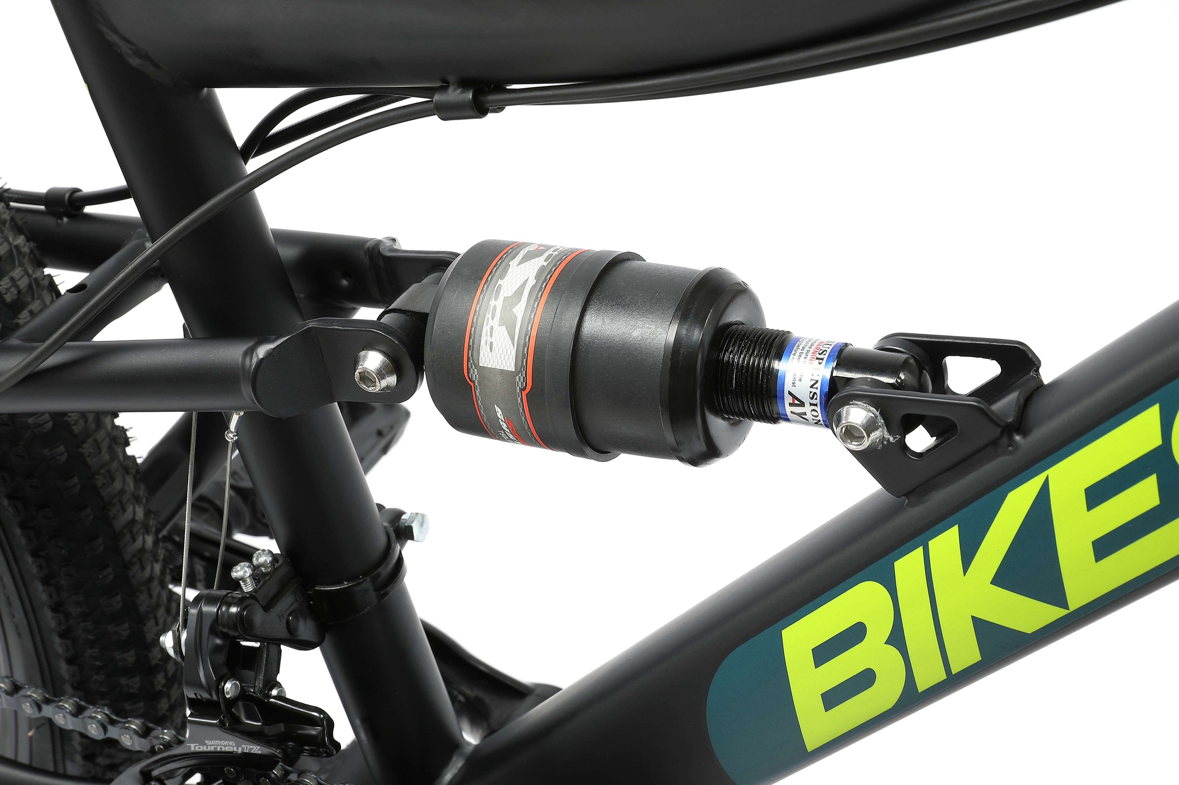 Bikestar Mountainbike, 21 Gang, Shimano, RD-TY300 Schaltwerk, Kettenschaltung, für Damen und Herren, Kettenschaltung