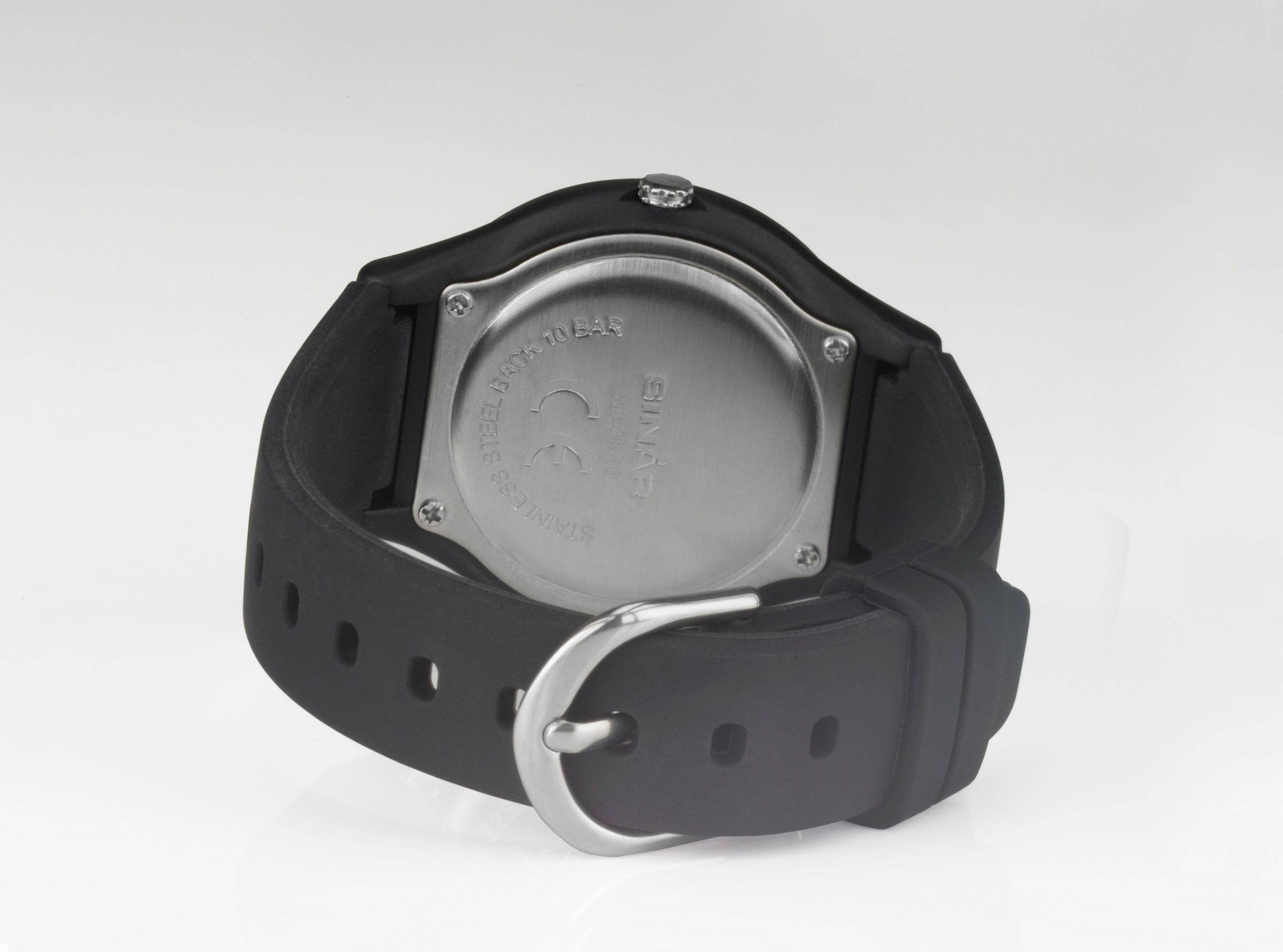 SINAR Quarzuhr, Armbanduhr, Damenuhr,Jugendliche, Silikonarmband, bis 10 bar wasserd.
