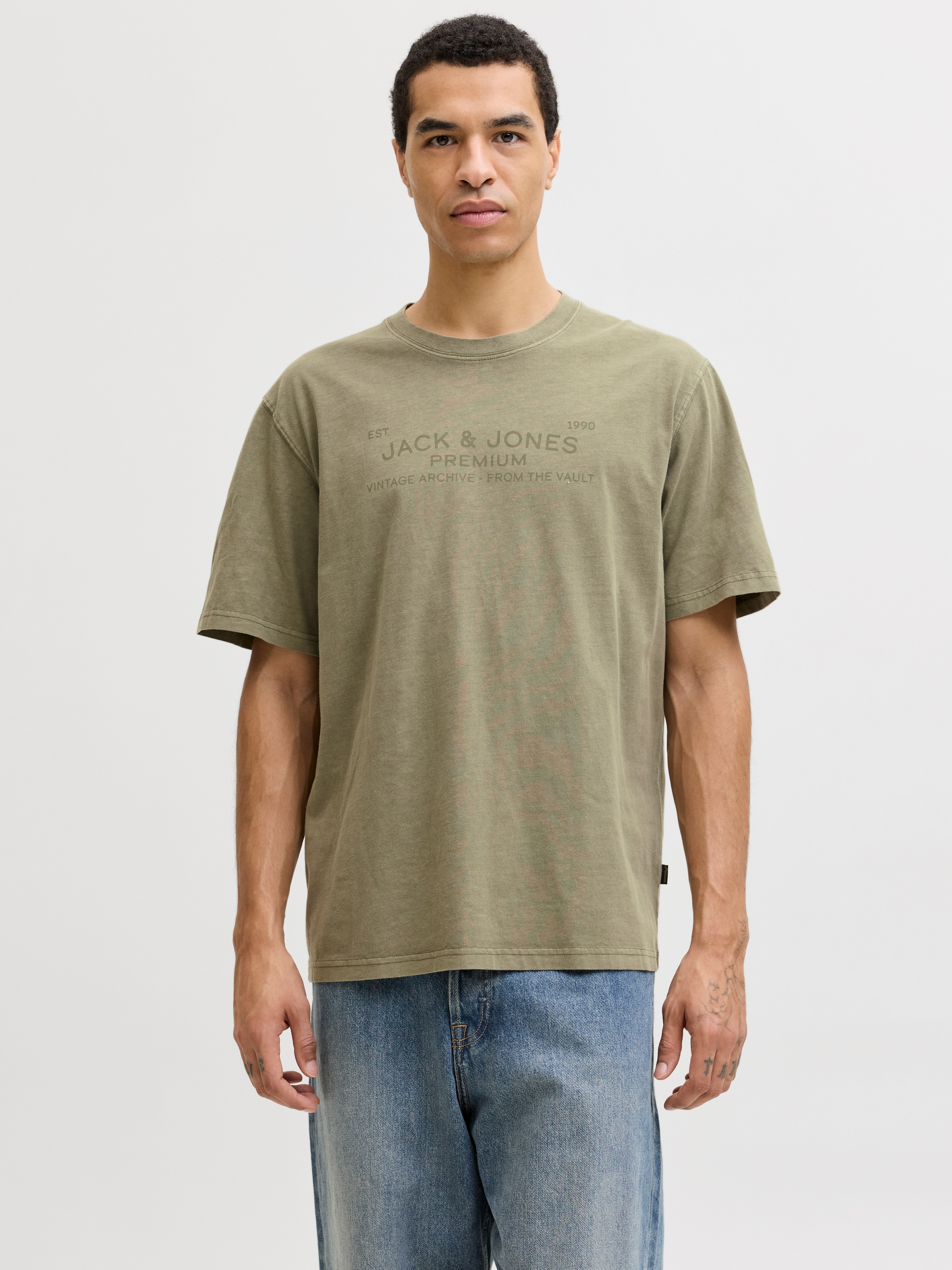 Jack & Jones T-Shirt »JPRBLUAIDEN SS TEE« Baumwolle, regular fit
