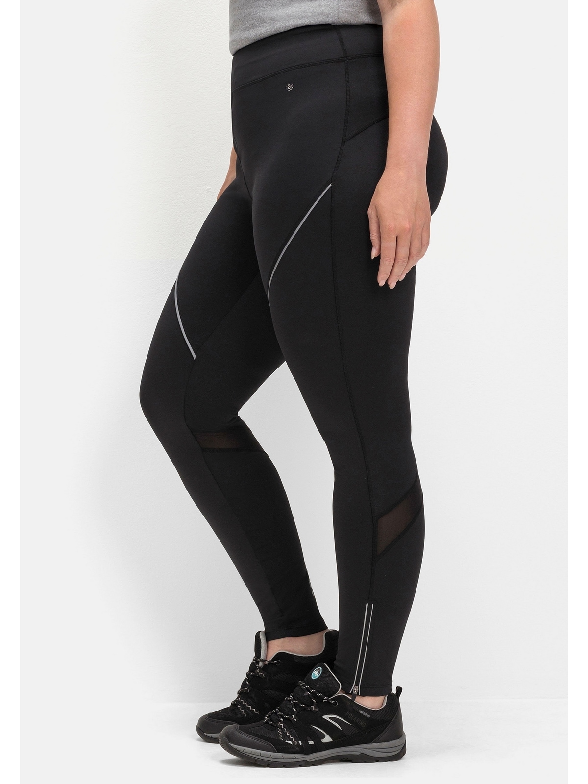 Black Friday Sheego Leggings Funktionsware, Reißverschlüssen aus | »Große Größen«, BAUR mit