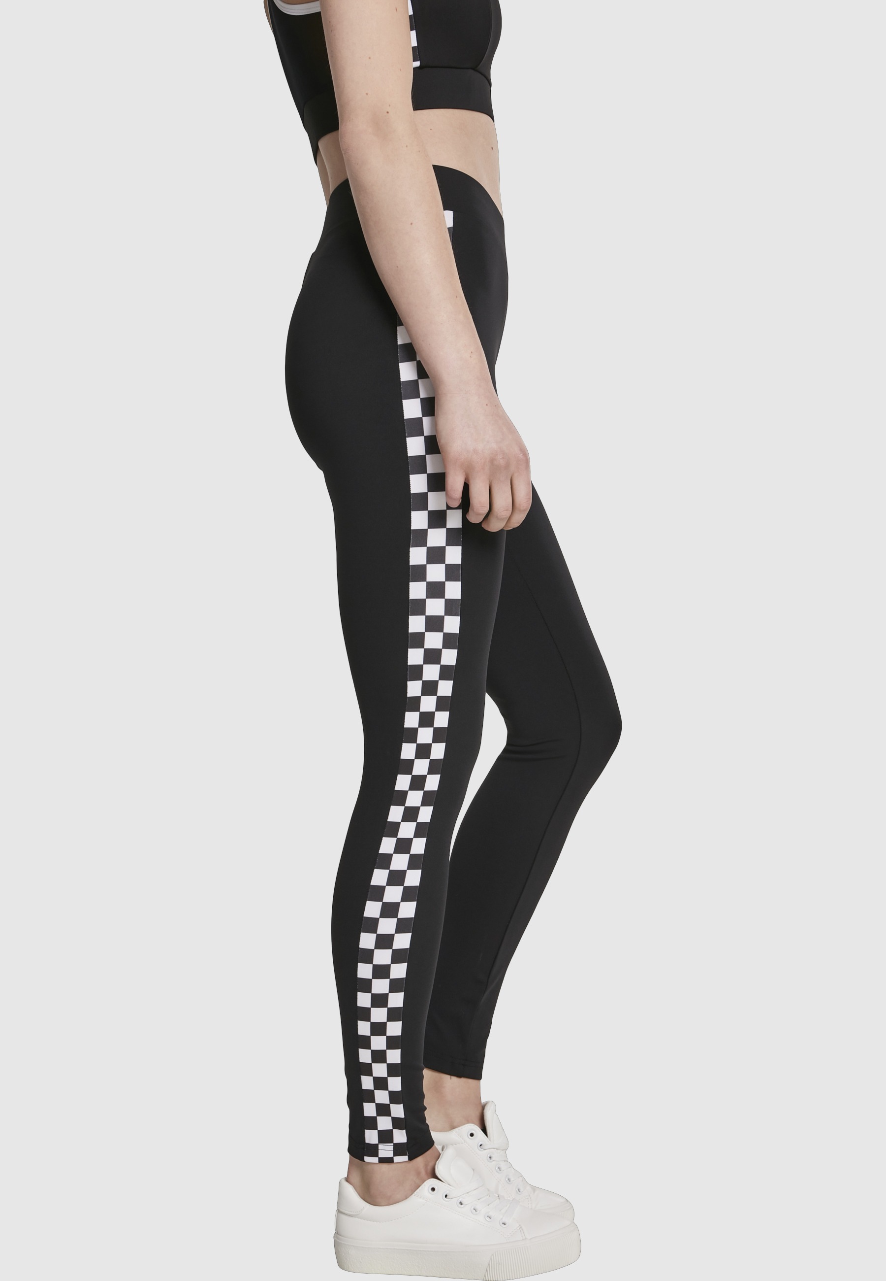 URBAN CLASSICS Leggings »Urban Classics Damen Ladies Side Check Leggings«