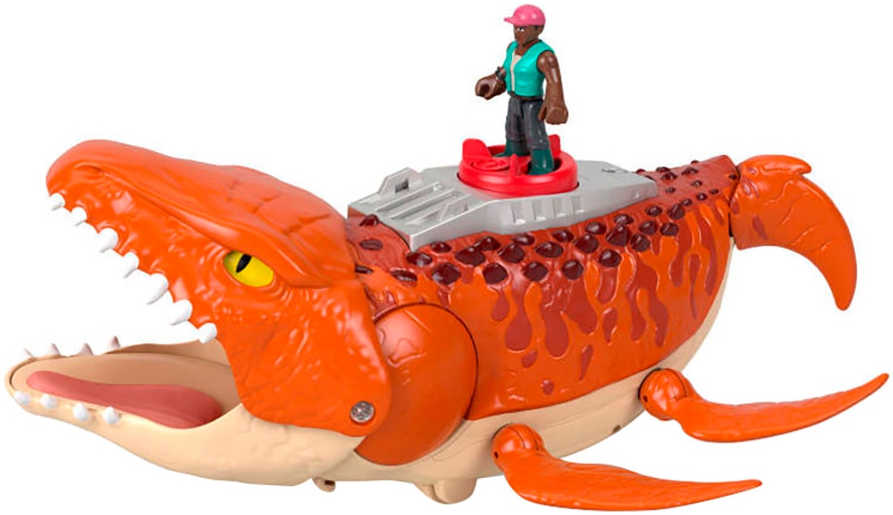 Fisher-Price® Spielfigur »Imaginext Jurassic World, Rebirth, Schnapp Mosasaurus«, mit Soundeffekten und Bewegungsmechanismen