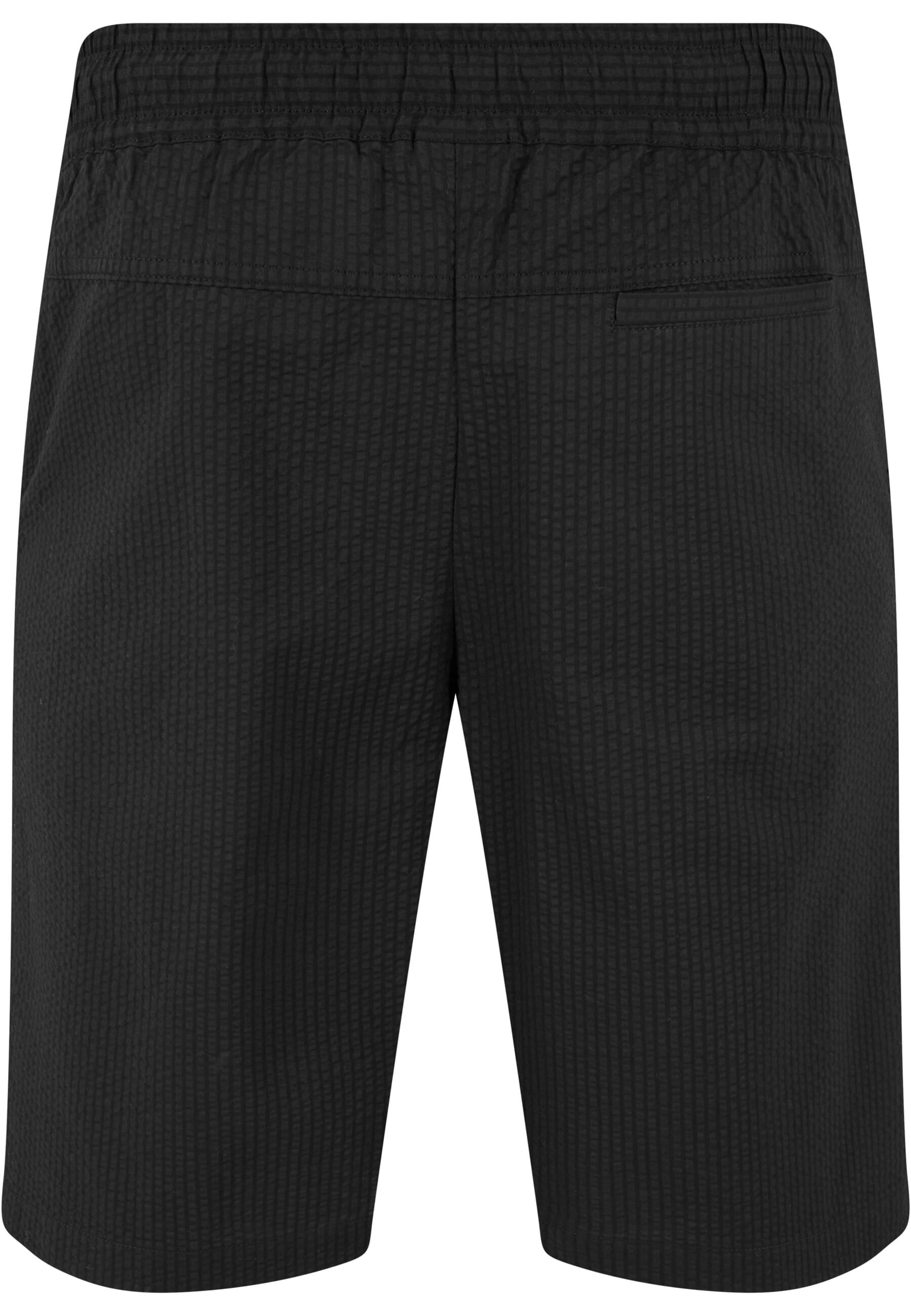 URBAN CLASSICS Shorts »Urban Classics Herren Basic Seersucker Shorts«, (1 tlg.)