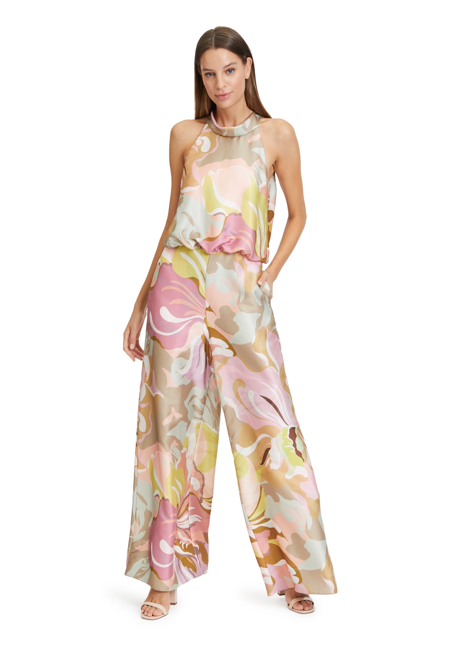 Overall »Vera Mont Jumpsuit mit Print«, (1 tlg.), Material