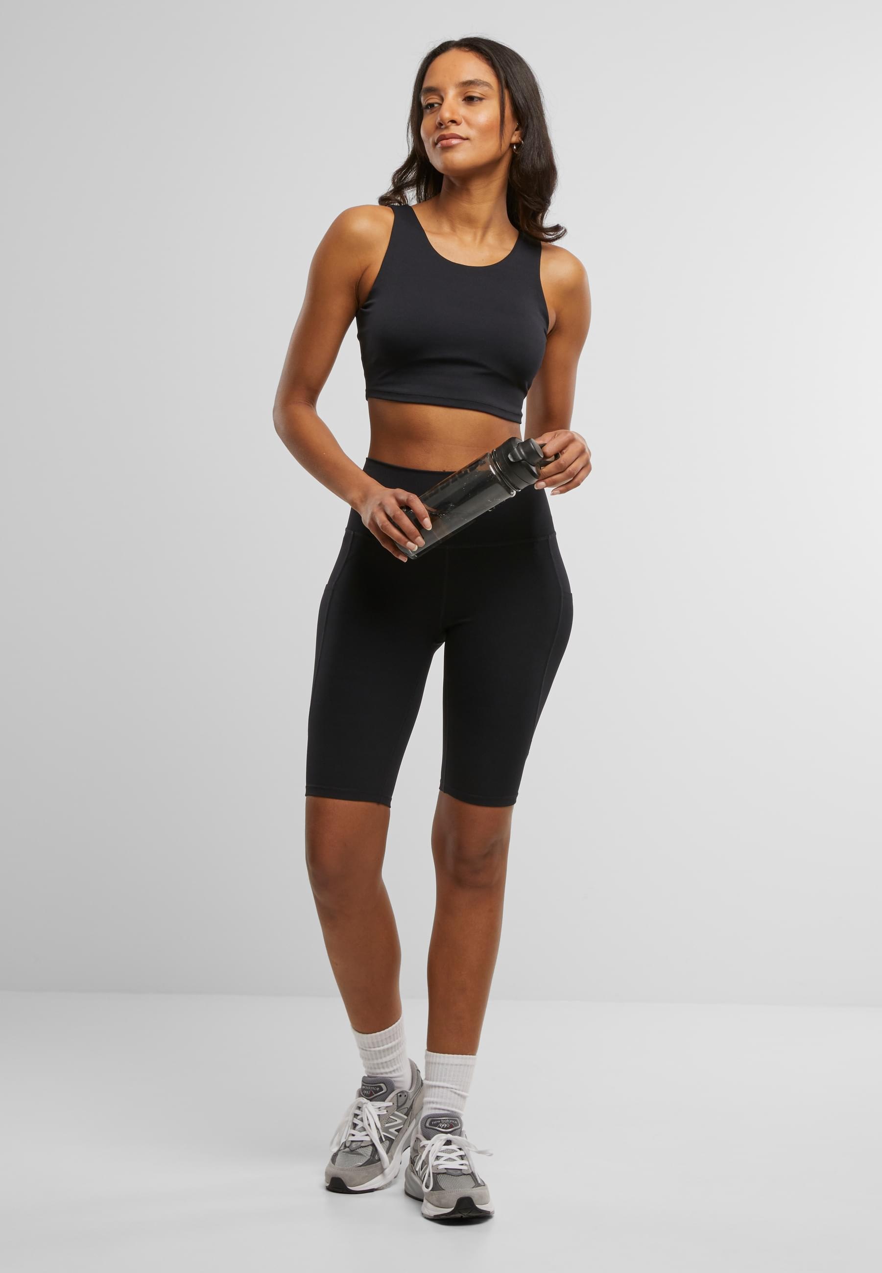 URBAN CLASSICS Radlerhose »Urban Classics Ladies Cycling Short Ladies Cycling Short«, (1 tlg.)
