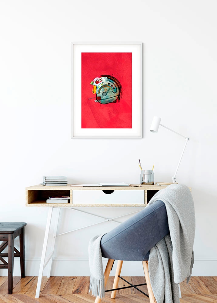 Komar Bild »Star Wars Classic Helmets Rebel Pilot«, Star Wars, (1 St.), Wandbild zur Dekoration im Kinderzimmer - ohne Rahmen