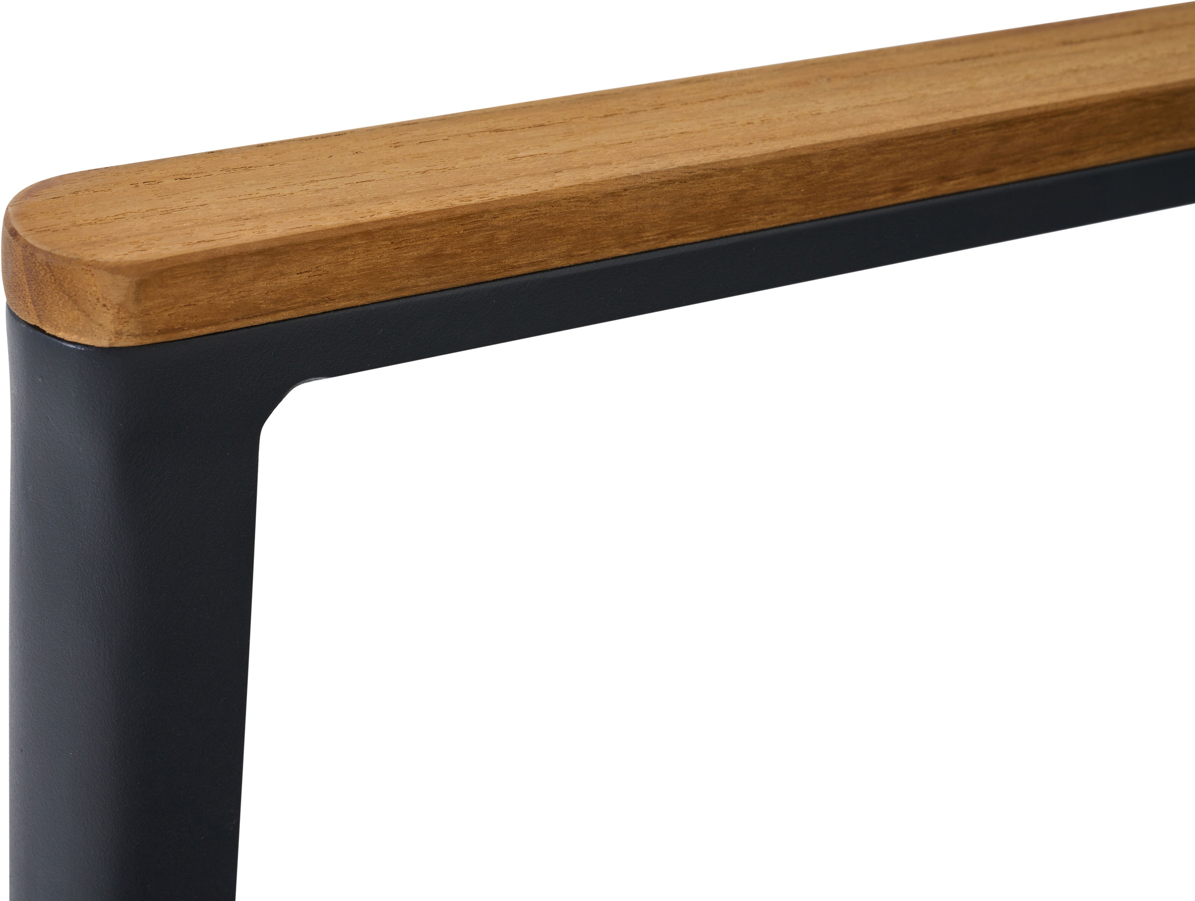 Siena Garden Gartensessel »BOLOGNA Stapelsessel« Aluminiumgestell, Rope Geflecht, Armlehnen aus Teak FSC 100%