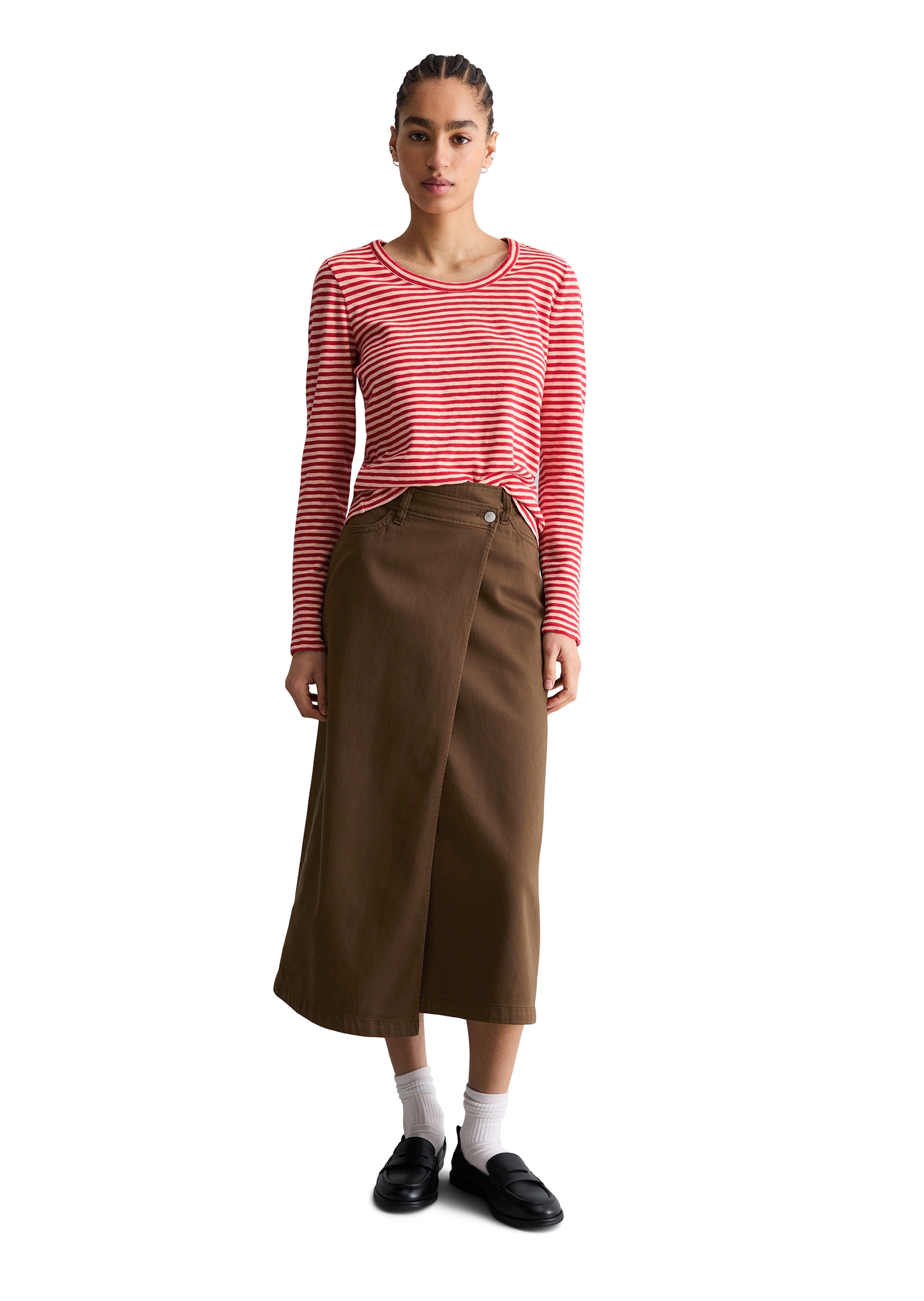 Marc O'Polo DENIM Langarmshirt »aus Heavy Slub Jersey«