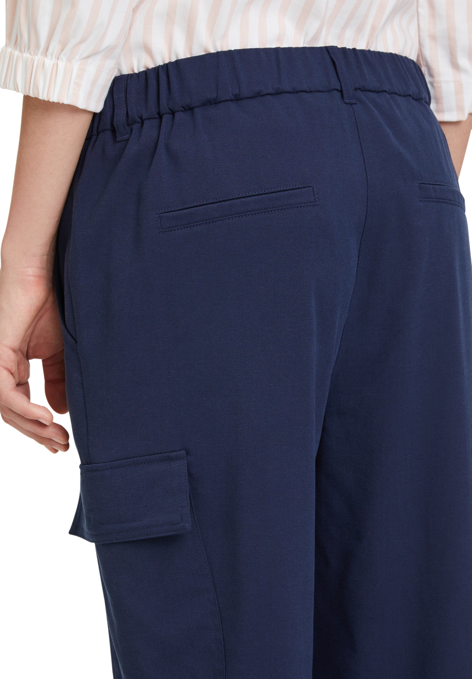 Betty&Co Stoffhose »Betty & Co Damen Casual-Hose mit aufgesetzten Taschen«, Material