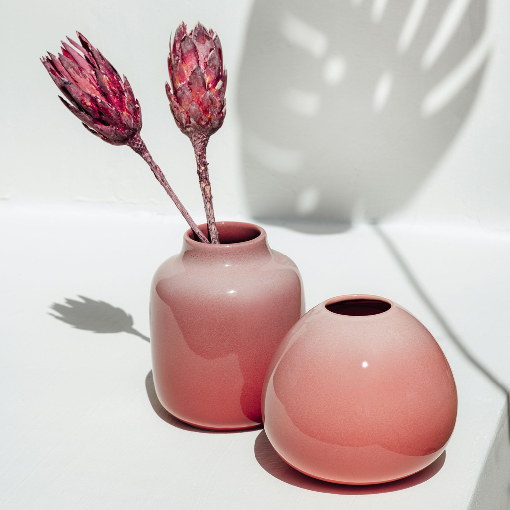 like. by Villeroy & Boch Dekovase "Vase Nek Perlemor Home 15,3 cm rosa" günstig online kaufen