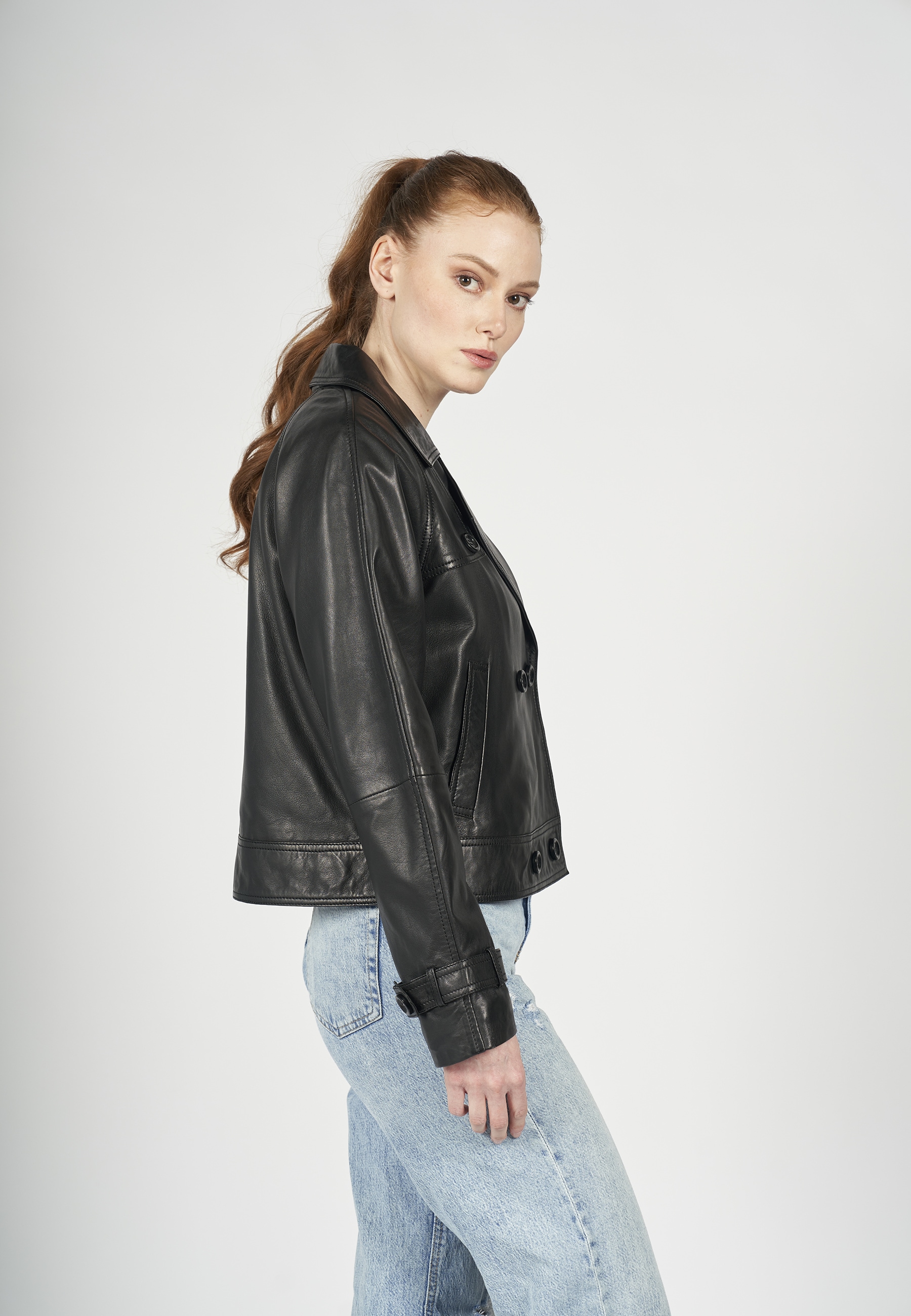 Freaky Nation Lederjacke »Out of the line-FN«