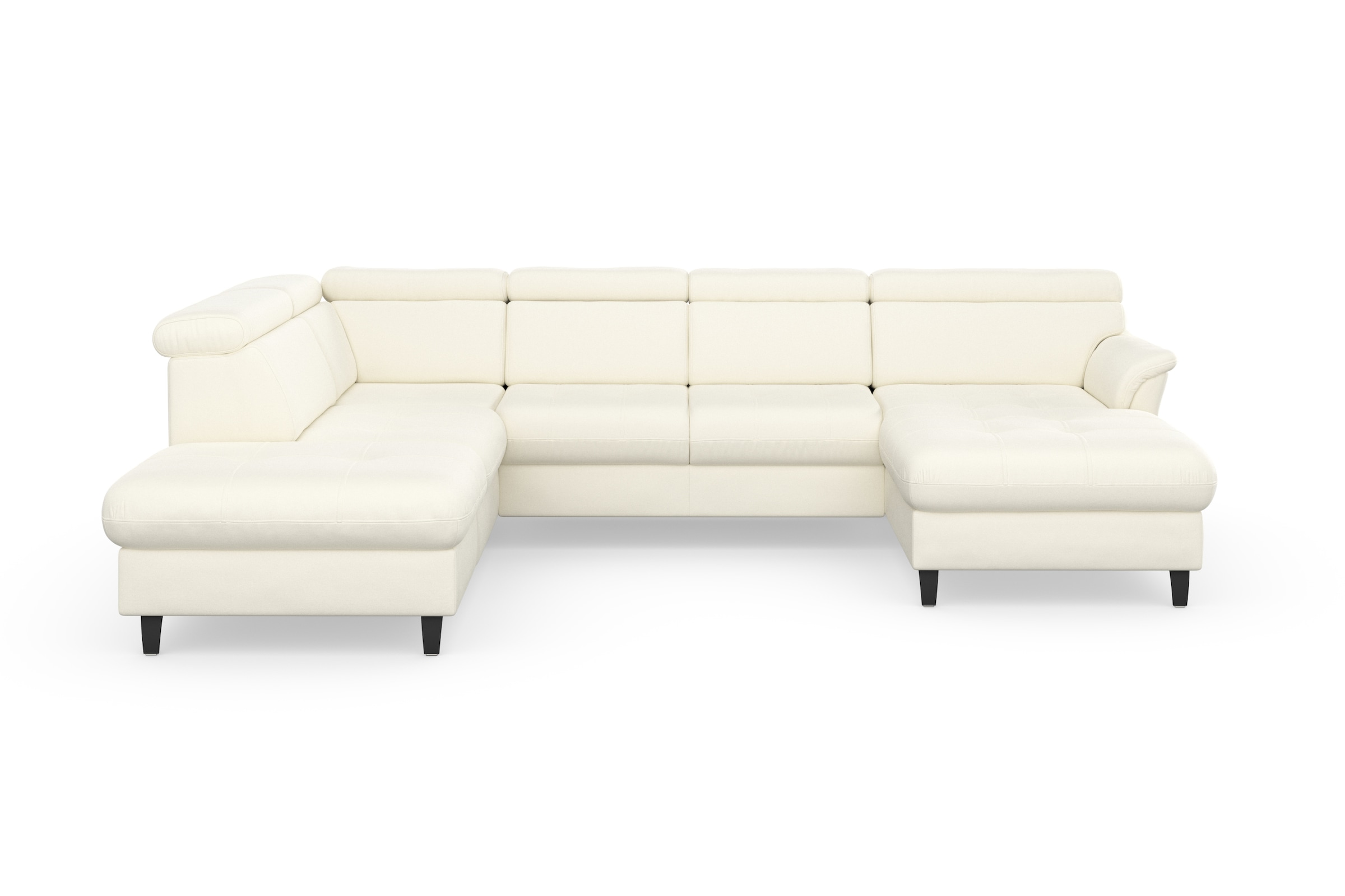 sit&more Wohnlandschaft "Marano U-Form" inklusive Kopfteilverstellung, optional Schlaffunktion & Bettkasten