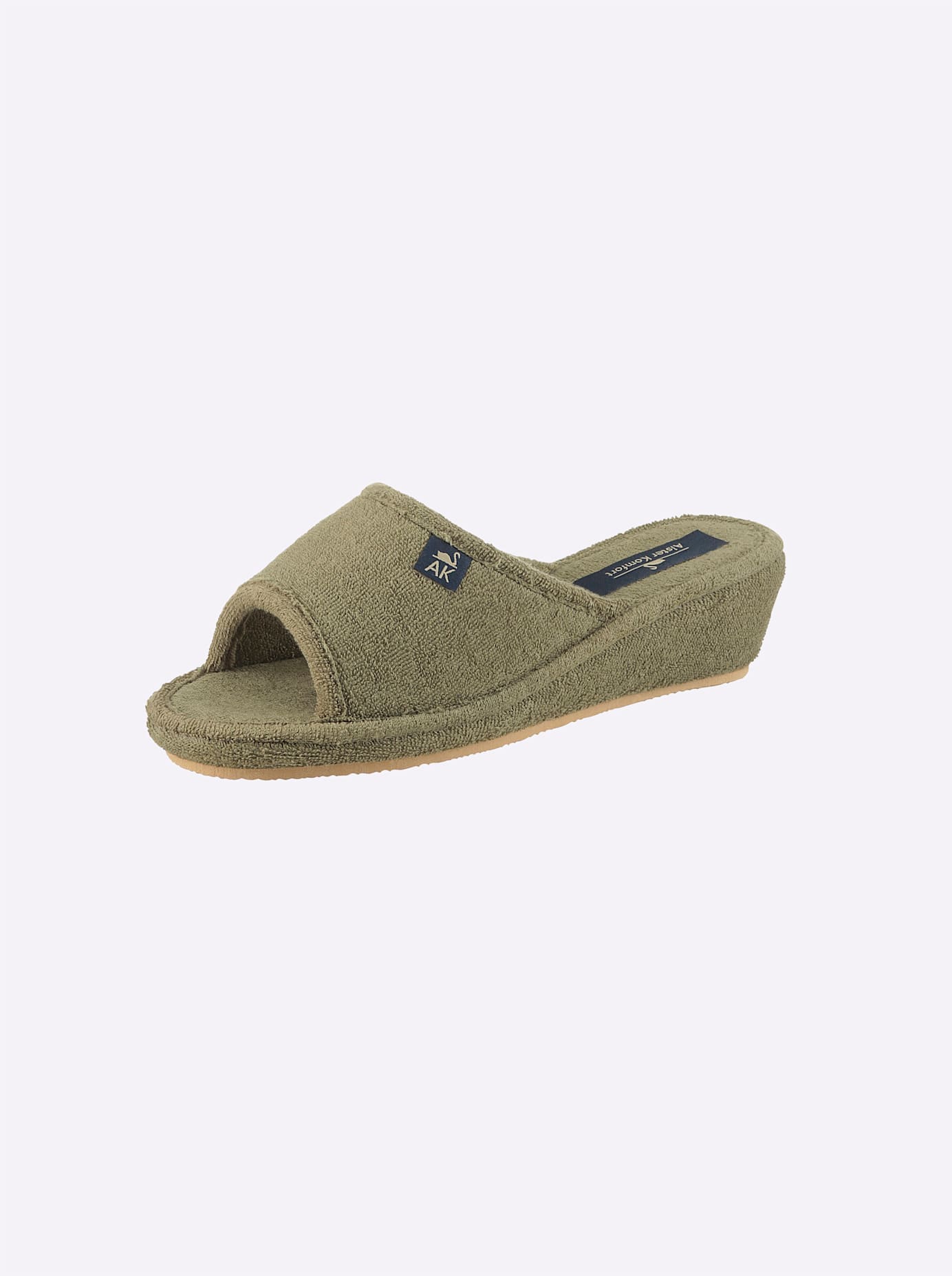 Pantoffel CASUAL LOOKS, Damen, Gr. 36, grün (pistazie), Schuhe