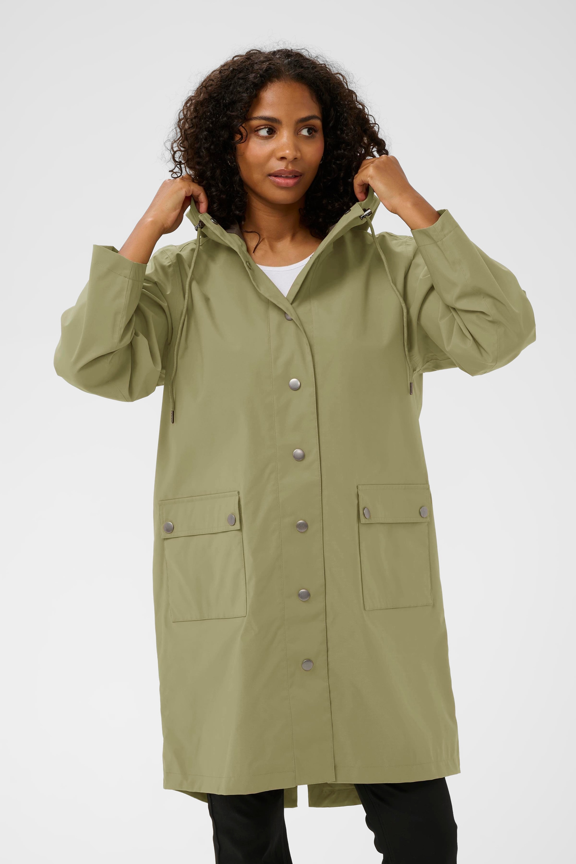 KAFFE Wintermantel »Damen Jacke KAennie«
