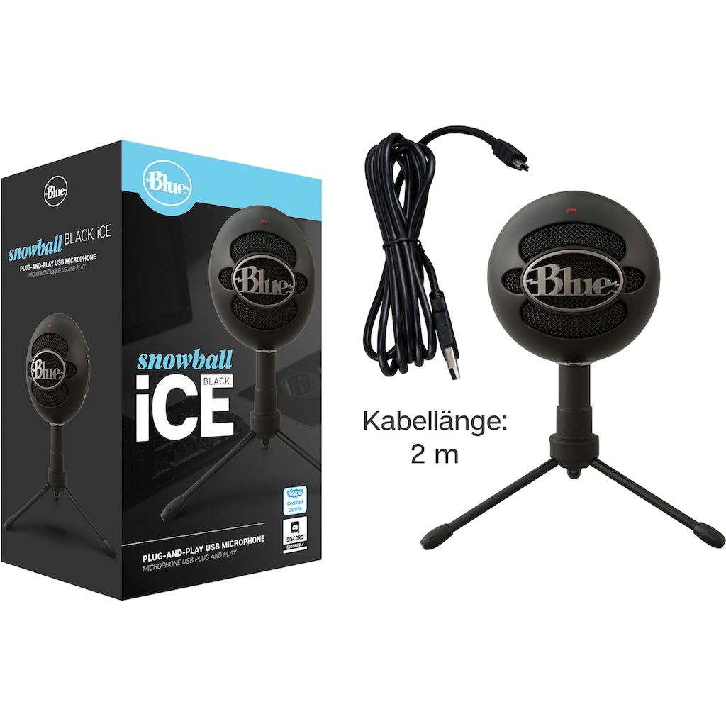 Blue Mikrofon »Snowball iCE USB«, (1 tlg.)