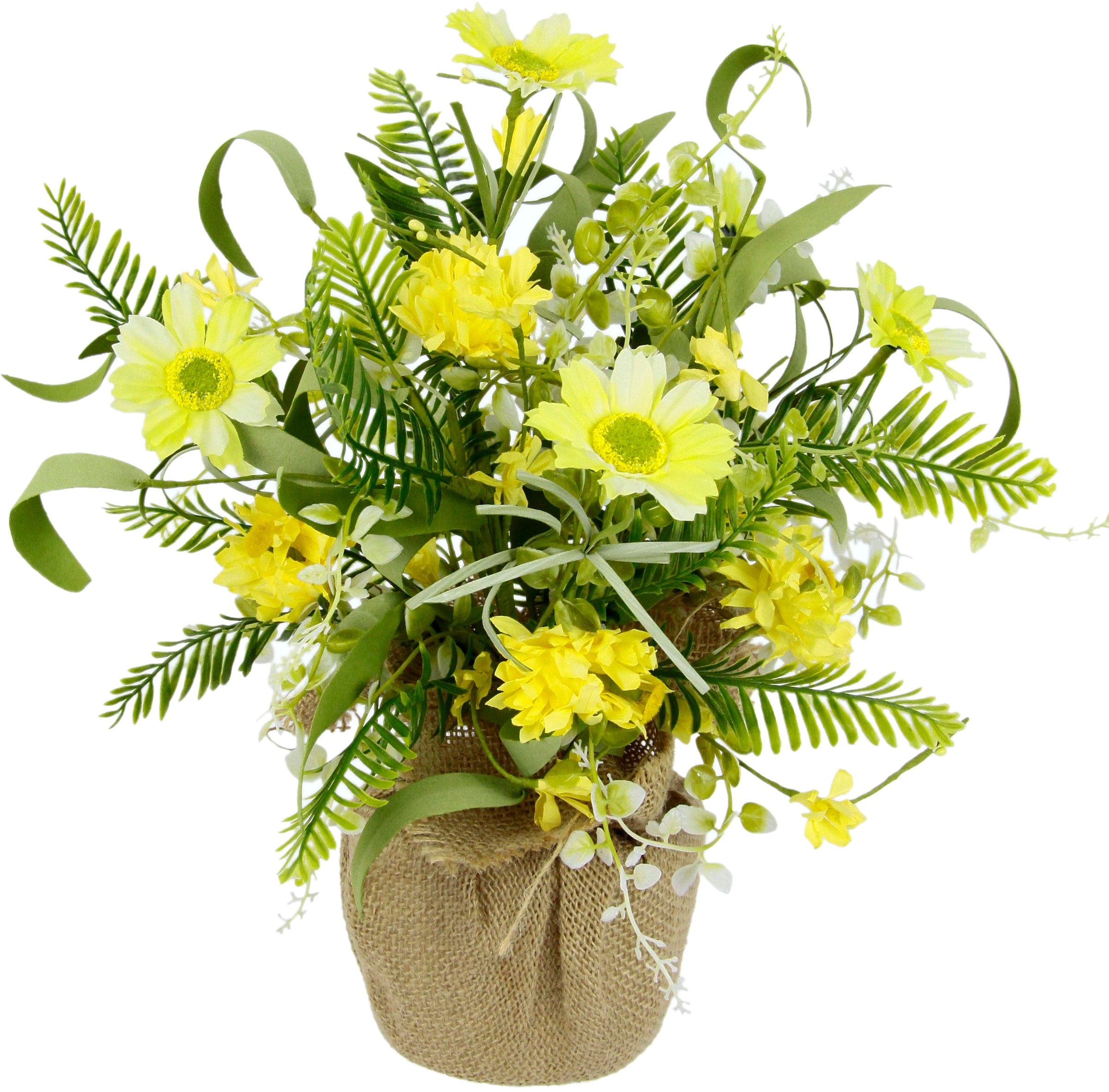 Kunstblume »Arrangement Tulpen/Blüten«, Vase BAUR I.GE.A. Keramik | bestellen aus