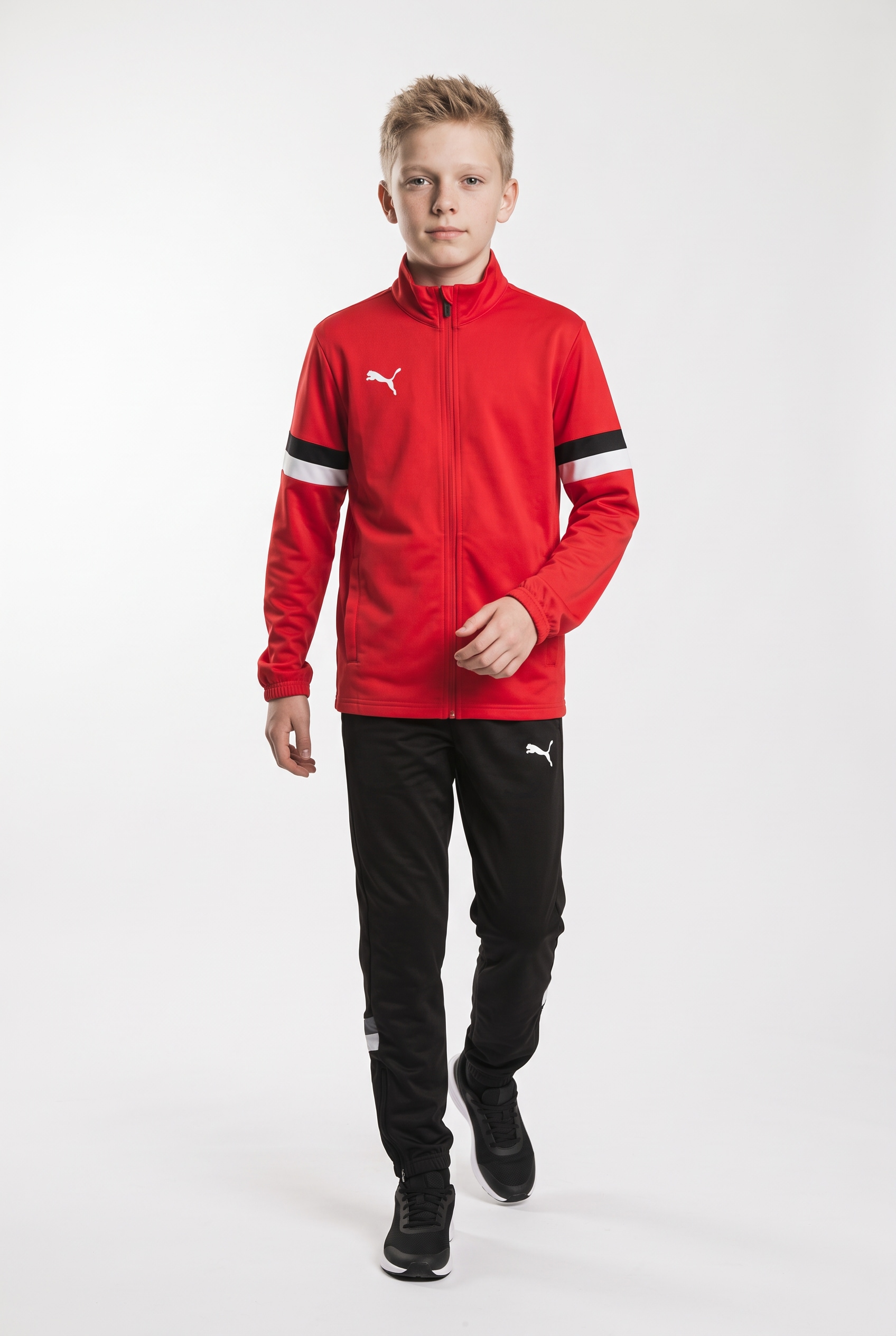 PUMA Trainingsanzug »TEAMRISE TRACKSUIT JR« 2 zweiteiliges Set, regular fit, für Jugendliche