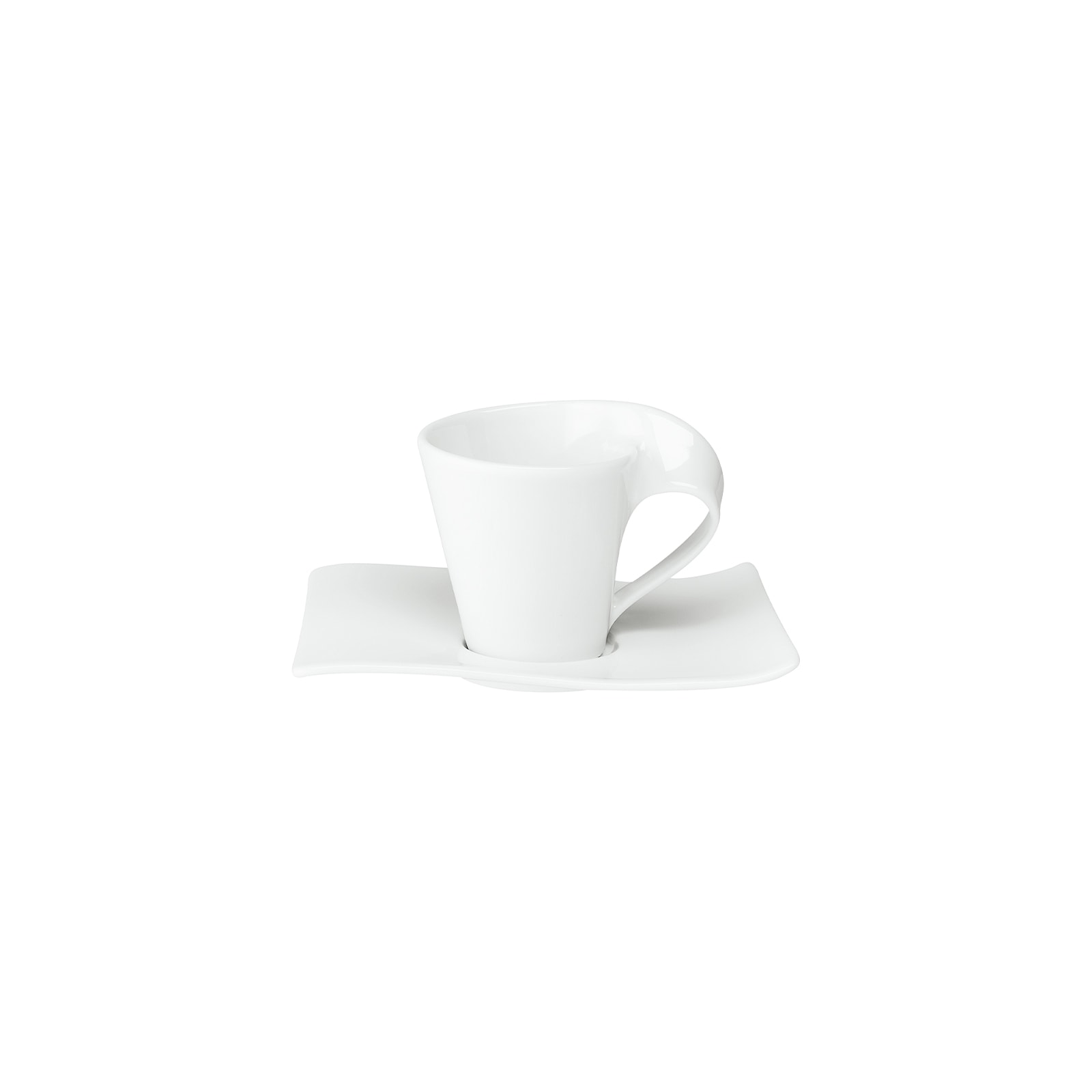 Villeroy & Boch Tasse "Espressotasse mit Untertasse NewWave 80 ml weiß" günstig online kaufen