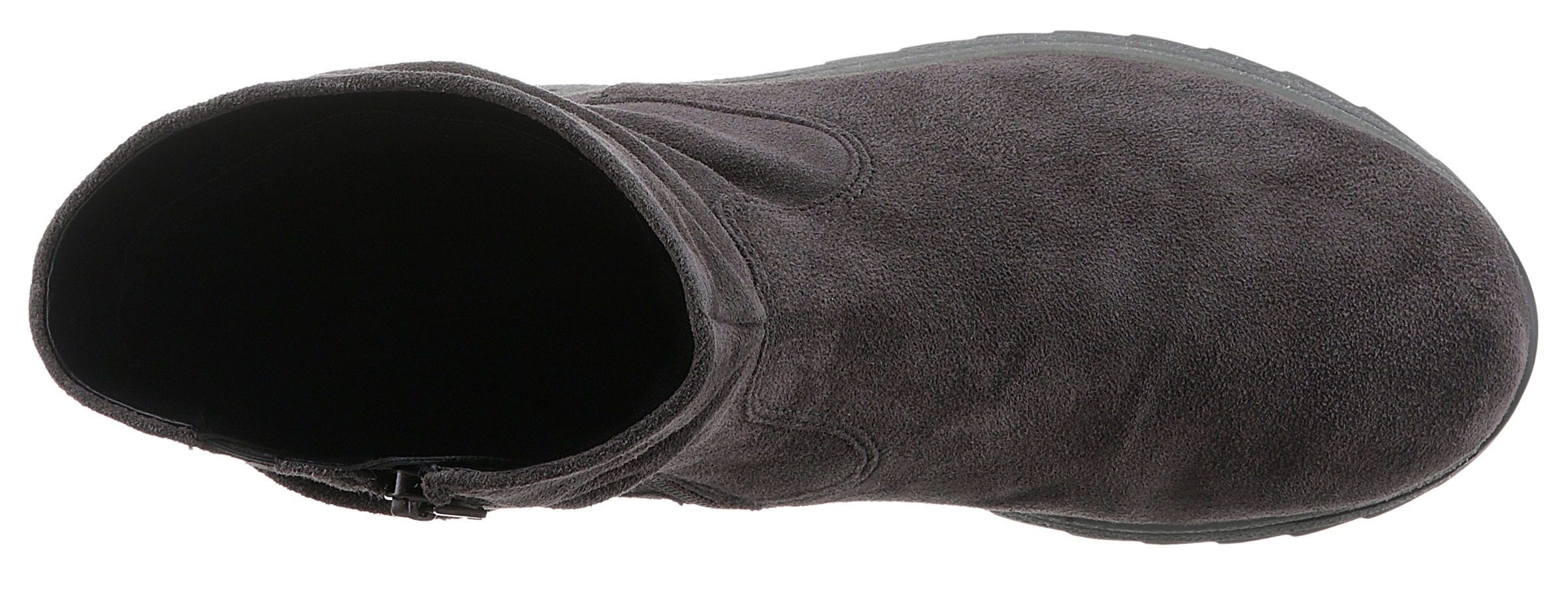 Ara Schlupfboots »OSAKA«, Stiefelette, Keilabsatz, Casual-Boots in Komfortweite H = sehr weit
